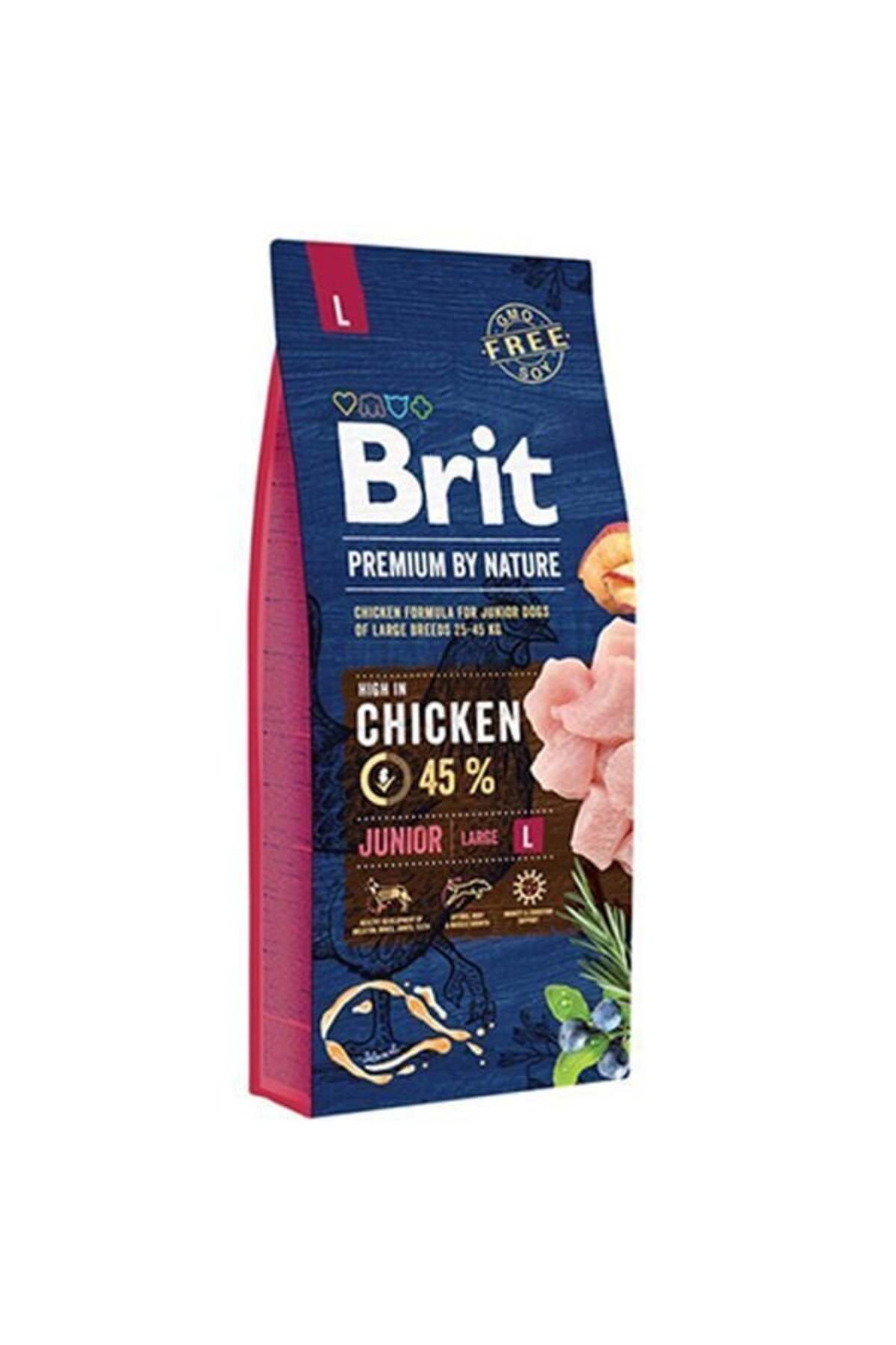 Brit Premium Nature Büyük Irk Tavuklu Yavru Köpek Maması 15 Kg