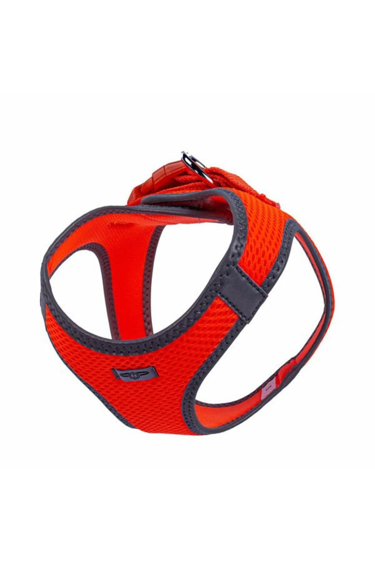 Doggie Havalı Dokuma Reflektör Küçük Irk Köpek Göğüs Tasması Small Turuncu 32-38 Cm