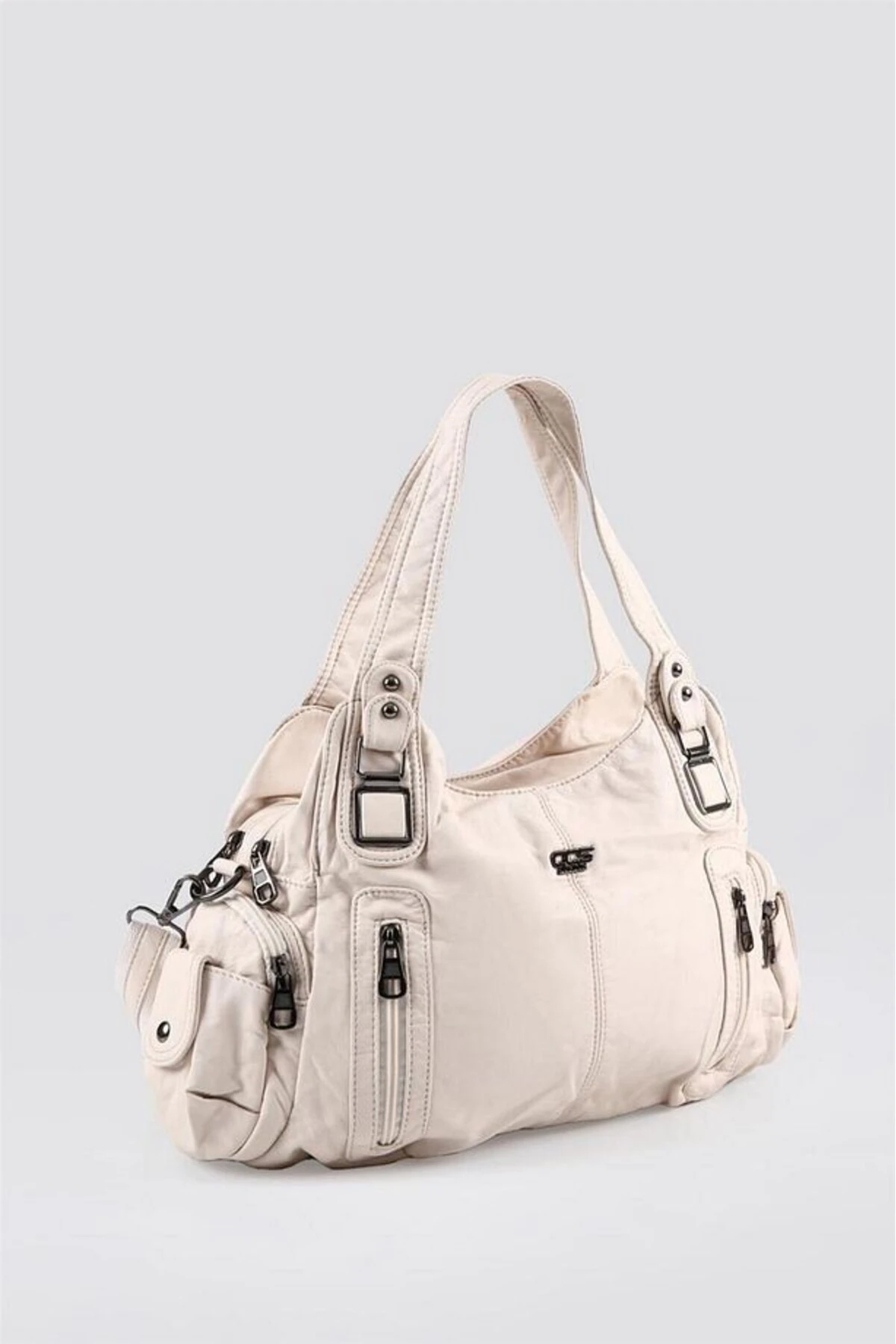 Tiwe Bej Cilt Omuz Çantası