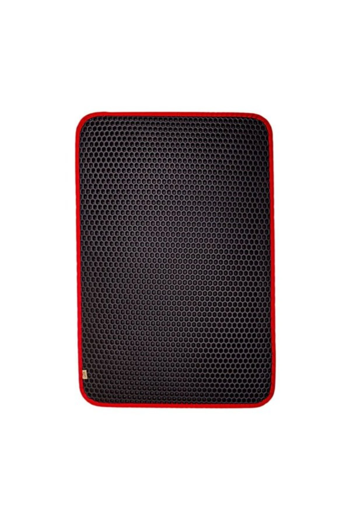 Cattie Altıgen Model Kum Toplayıcı Fonksiyonel Kedi Paspası Large Kırmızı 50x75 Cm