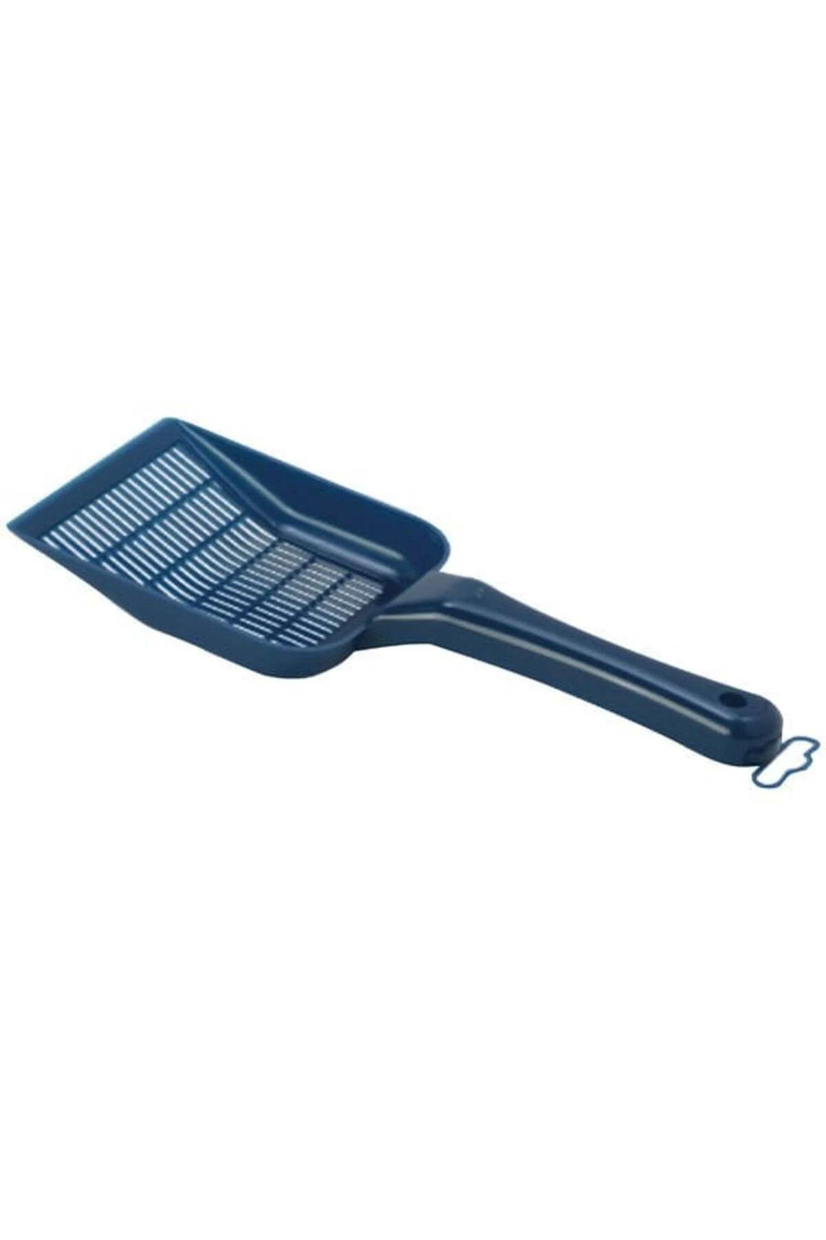 Moderna Dar Aralıklı Kedi Kumu Küreği Lacivert 10x28 Cm