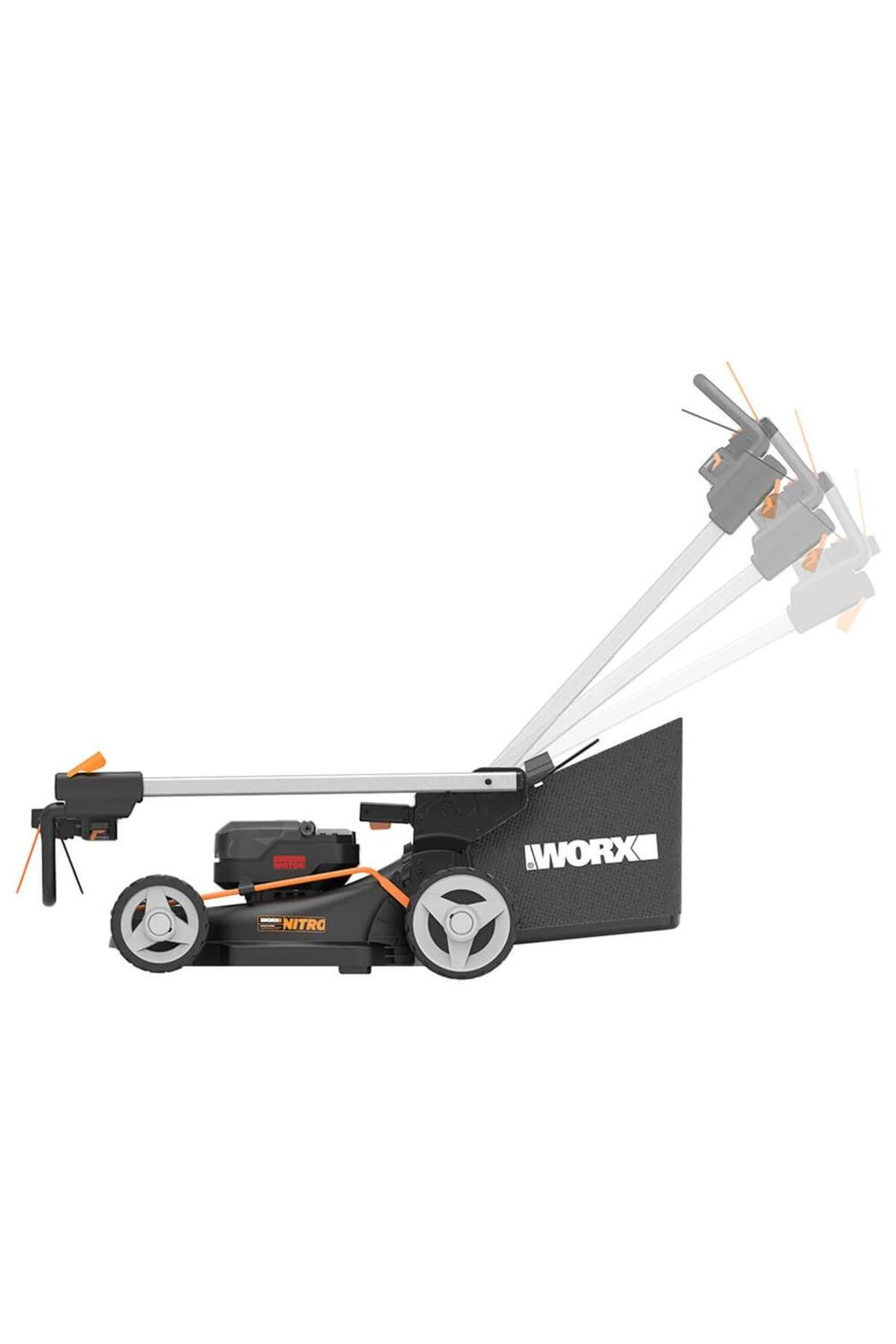 WORX WG749E 40Volt 4.0Ah. Li-ion 46CM Profesyonel Kömürsüz Şarjlı Çim Biçme