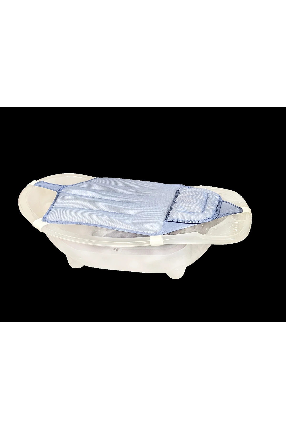 Sema Baby Köpüklü Kafa Destekli Bebek Banyo Filesi - Mavi