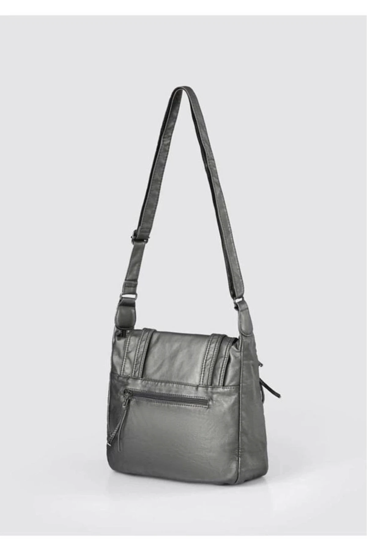 Liye Platin Cilt Omuz Çantası