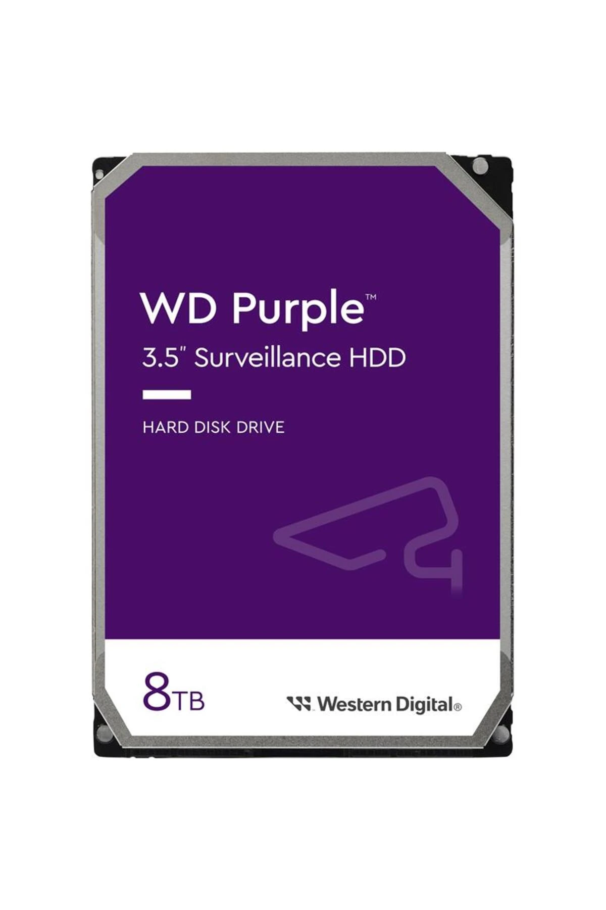8 TB WD 3.5 PURPLE SATA3 5640RPM 256MB 7/24 GUVENLIK WD85PURZ (3 YIL RESMI DIST GARANTILI)