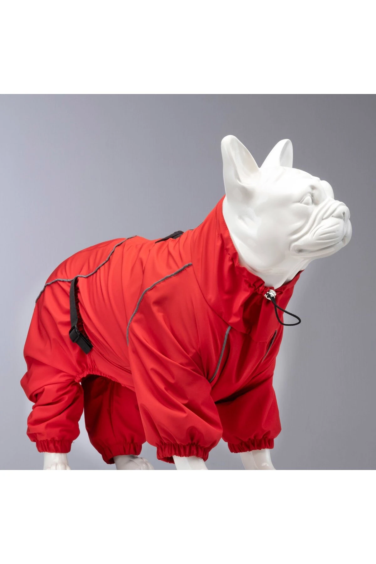 Lindo Dogs Quattro Nova Köpek Yağmurluğu Kırmızı Beden 1