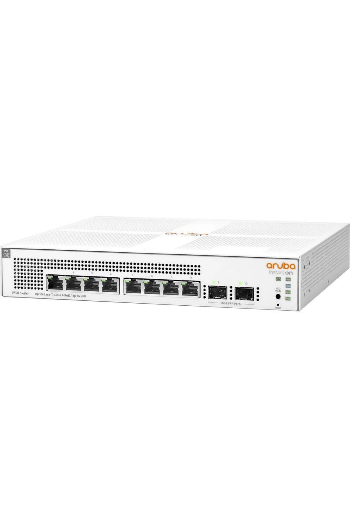 HPE ARUBA ION 1930 JL681A 8 PORT GIGABIT POE + 2XSFP UPLINK YÖNETİLEBİLİR 124W POE SWITCH