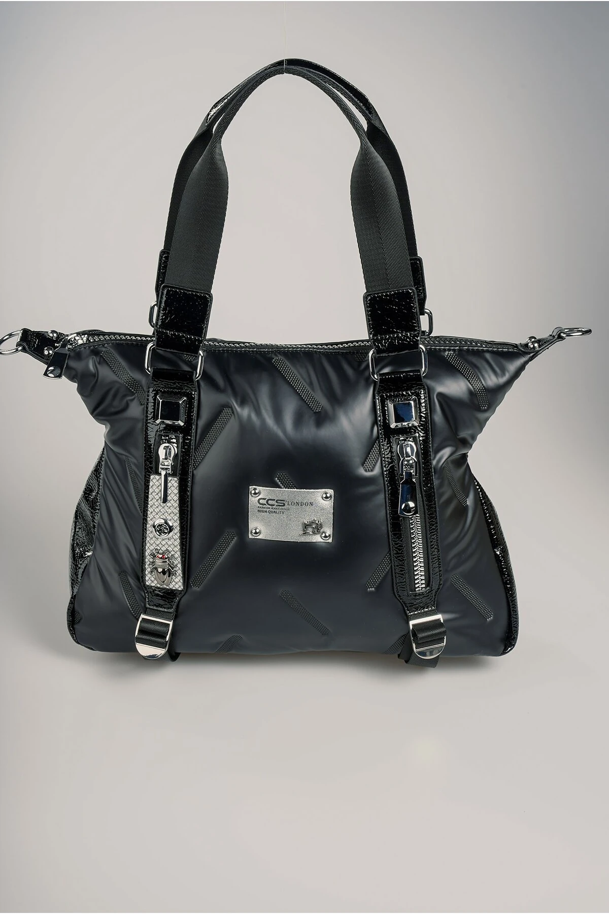 Tiven Siyah Cilt Omuz Ve Kol Çantası