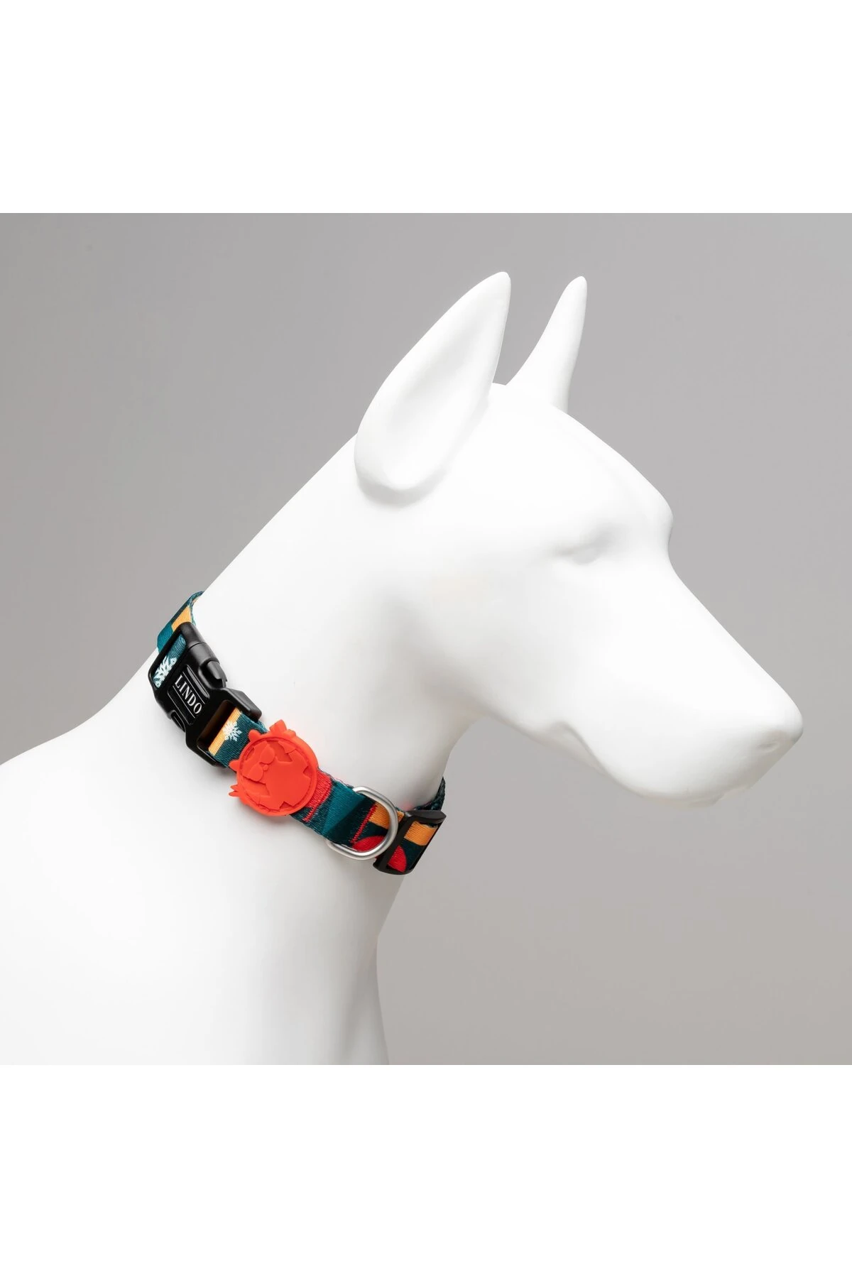 Lindo Dogs Red Line Köpek Boyun Tasması Kırmızı/Mavi Medium