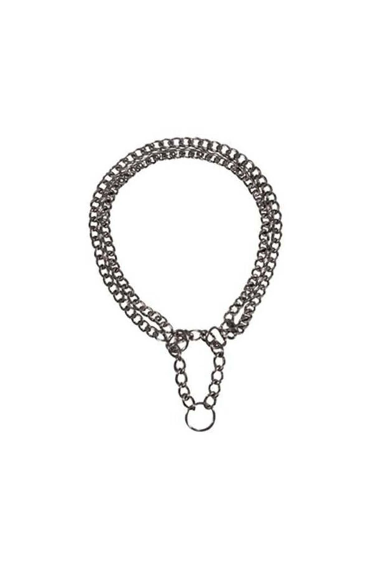 Trixie 2 Sıra Zincir Köpek Boyun Tasması 2 Mm 55 Cm