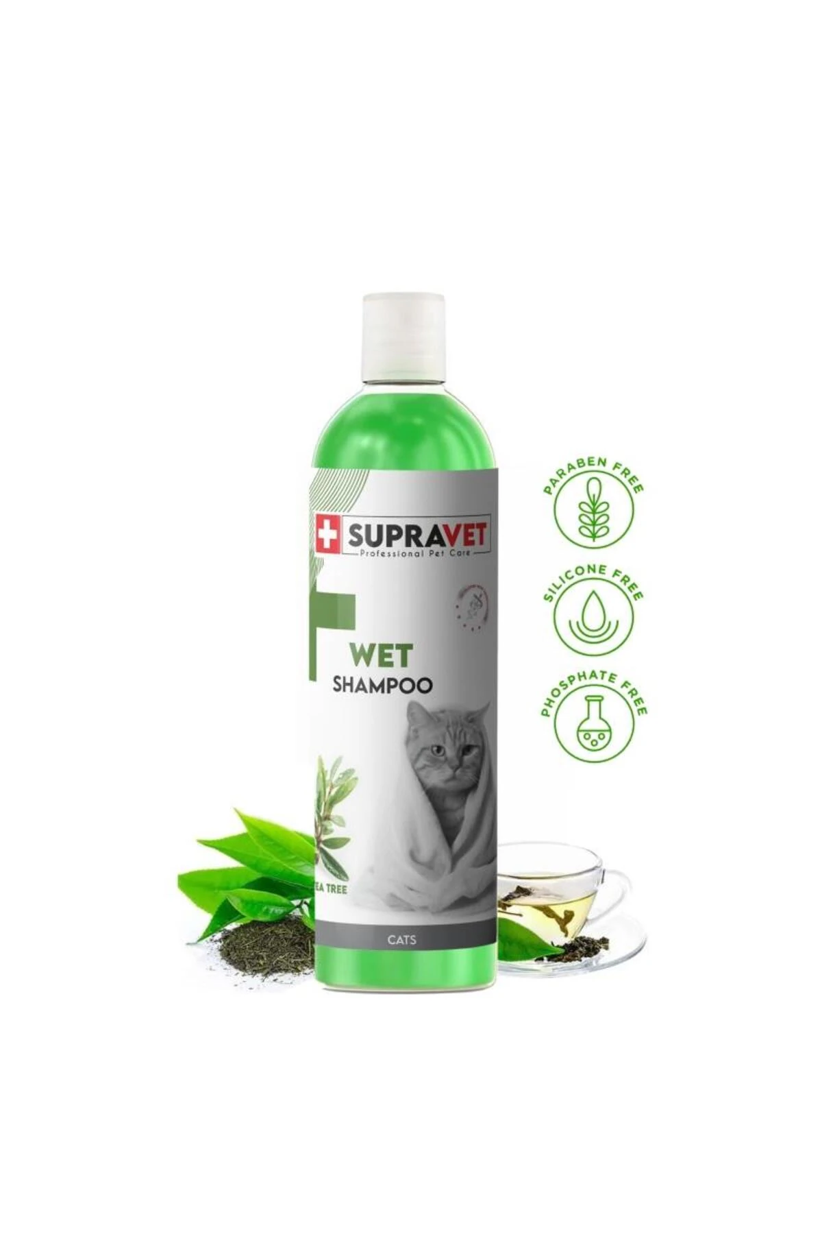 Shampoo Çay Ağacı Özlü Kedi Şampuanı 200 ml