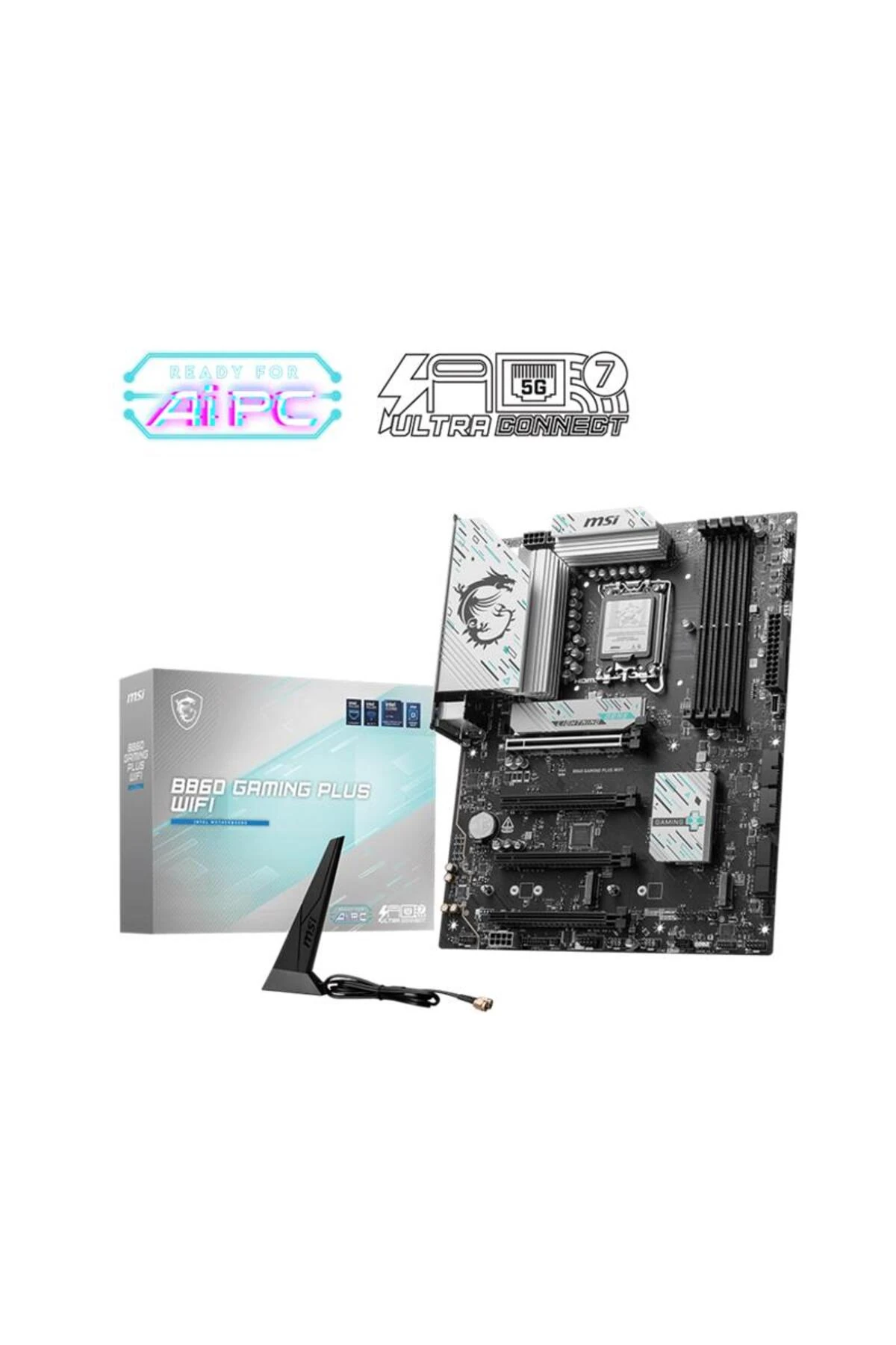 MSI B860 GAMING PLUS WIFI DDR5 8800MT/S 1XHDMI 1XDP 3XM.2 ATX 1851P (INTEL ULTRA PROCESSORS SERIES2)