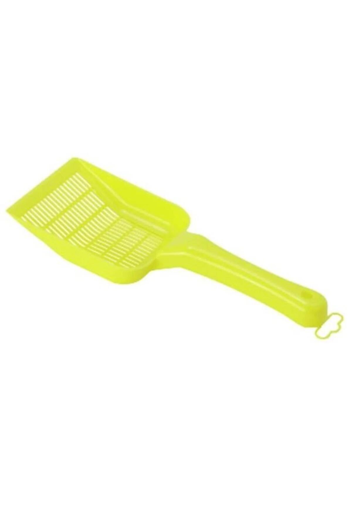Dar Aralıklı Kedi Kumu Küreği Sarı 10x28 Cm - 242-C155-329