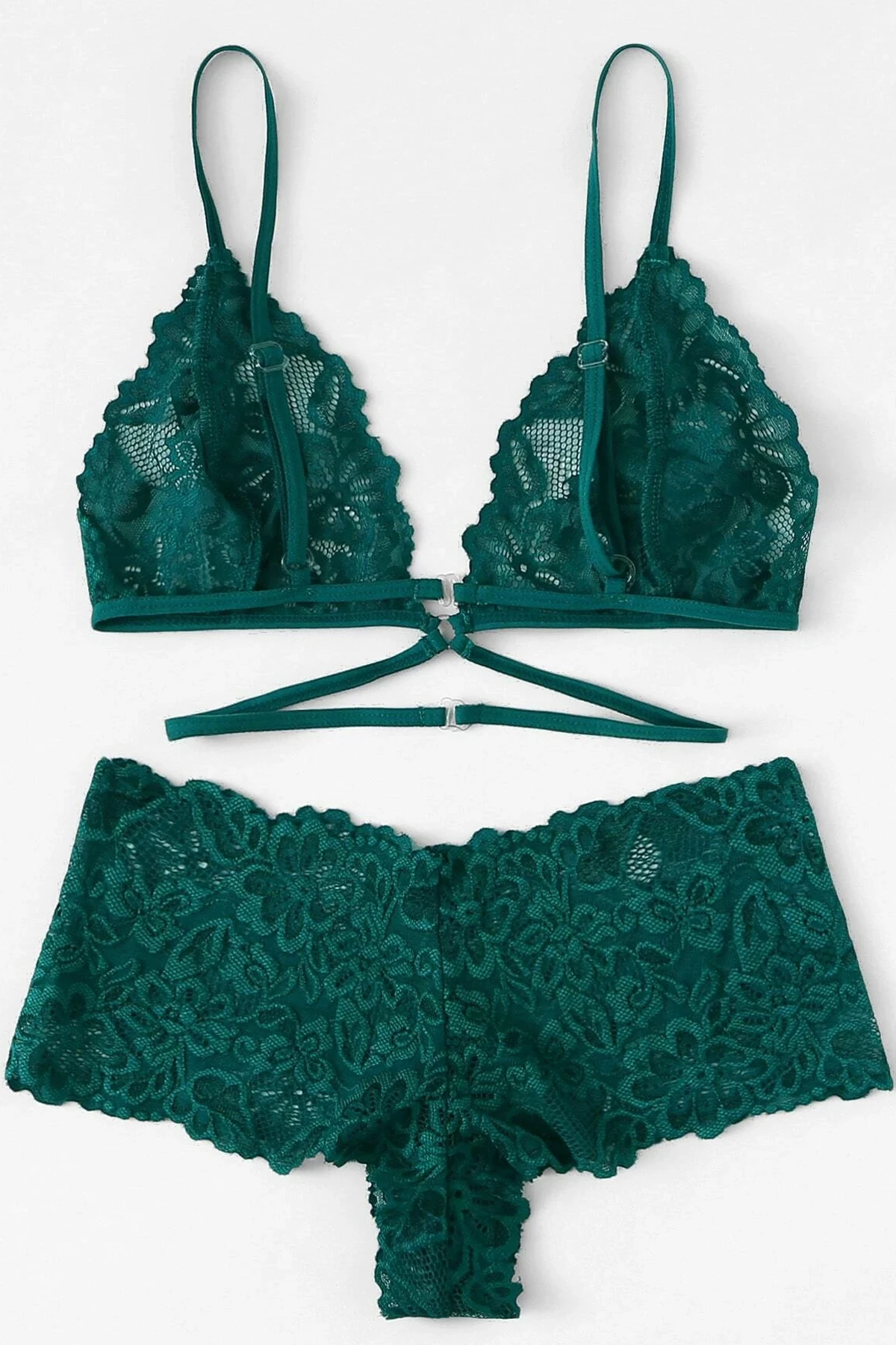 Kadın Yeşil Özel Şık Sütyen Külot Takımı – Modern, Konforlu ve Günlük Kombinlere Uygun