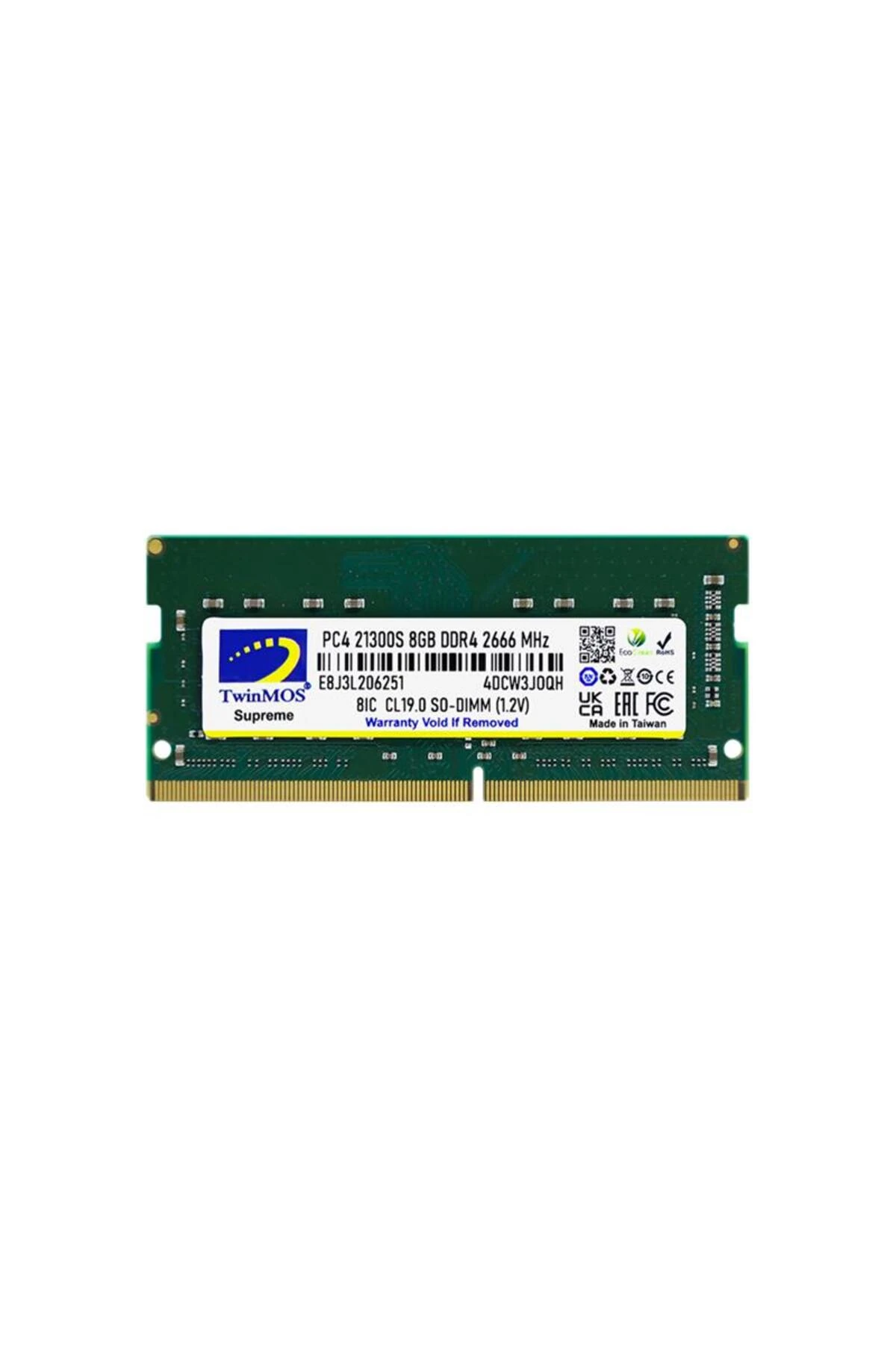 8 GB DDR4 2666MHZ TWINMOS NB MDD48GB2666N