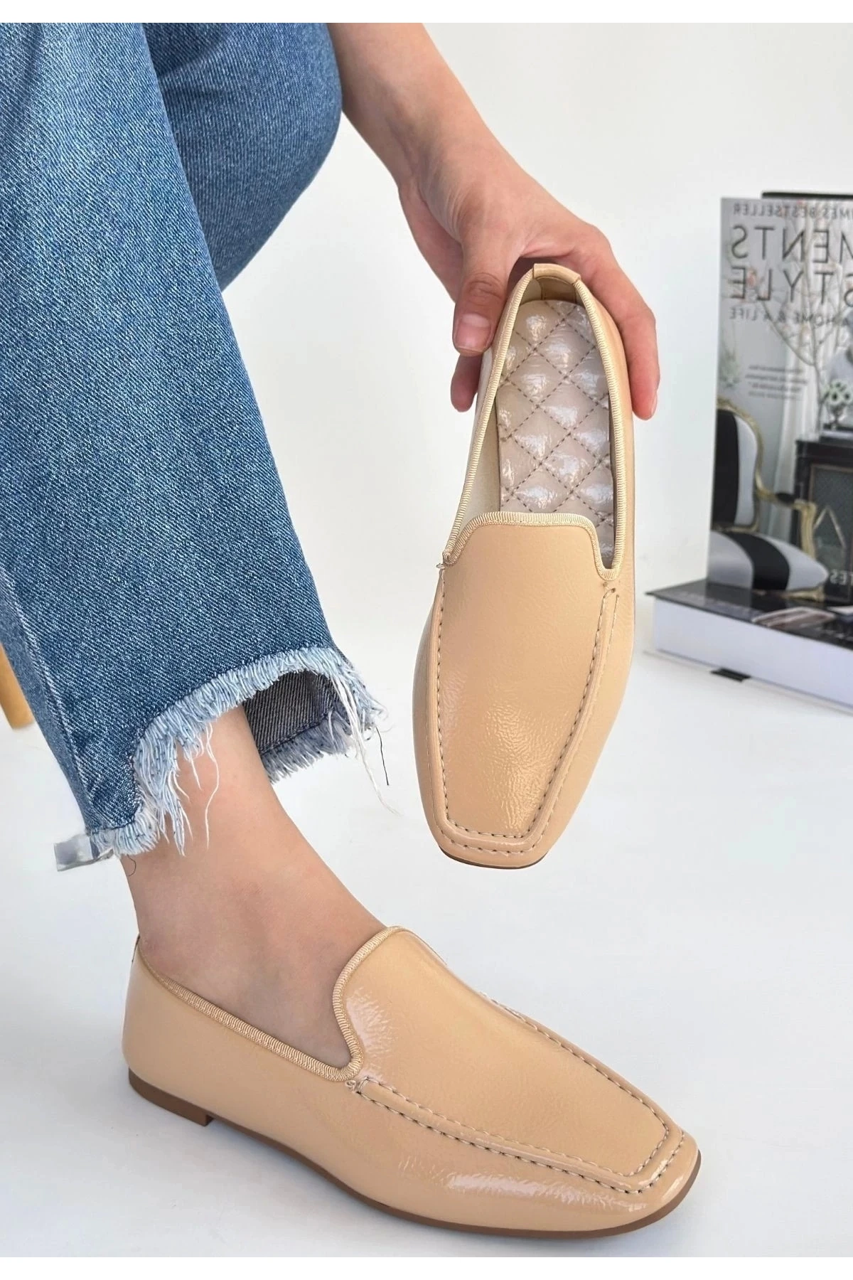 Betra Bej Rugan Babet Ayakkabı