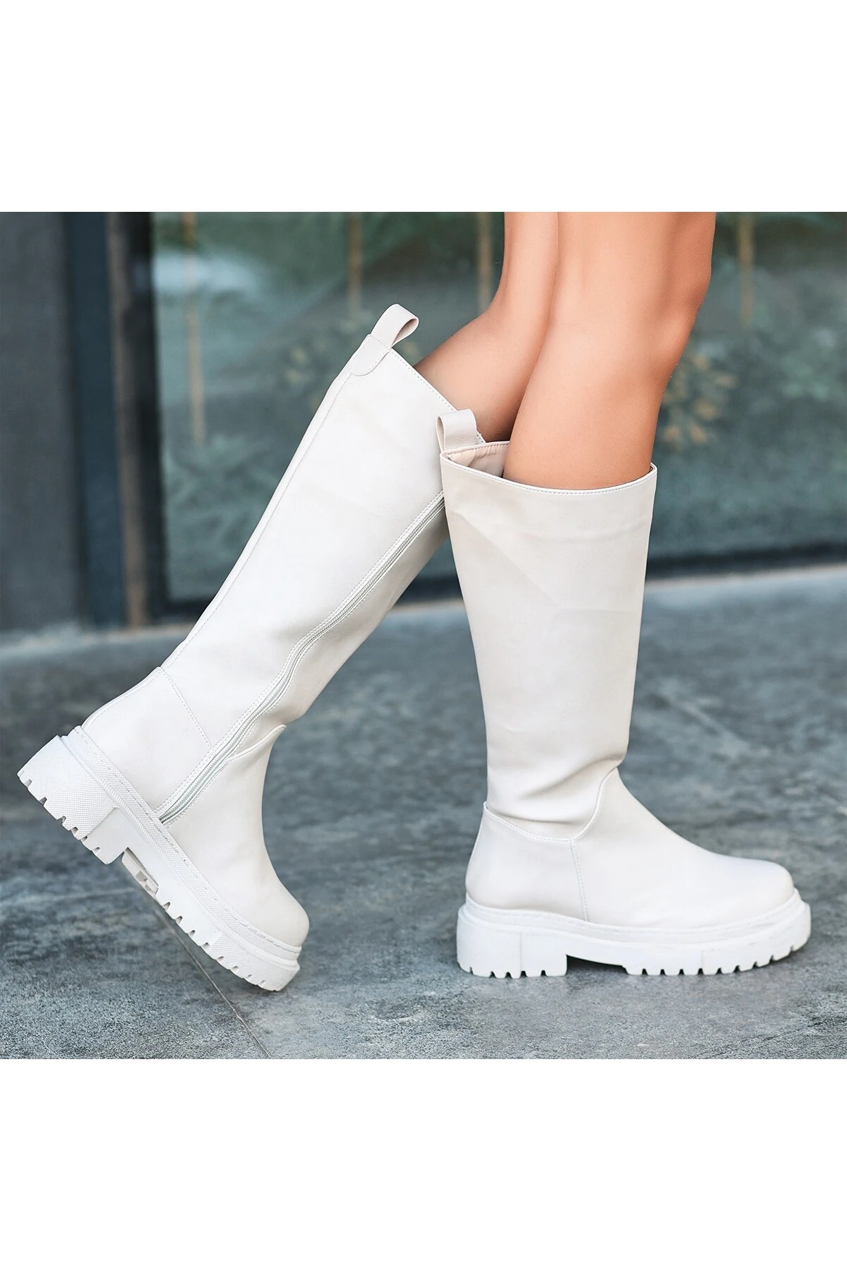 Idax Ten Cilt Topuklu Çizme