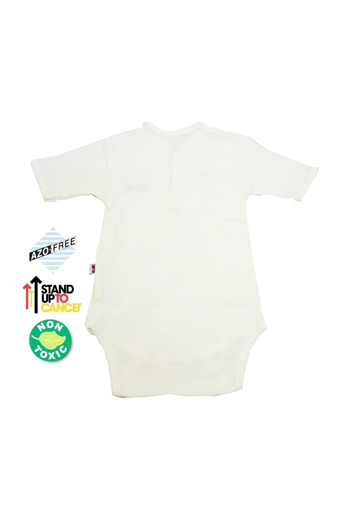 Sema Baby Yarım Kol Kaşkorse Badi (Body) - Ekru 12-18 Ay