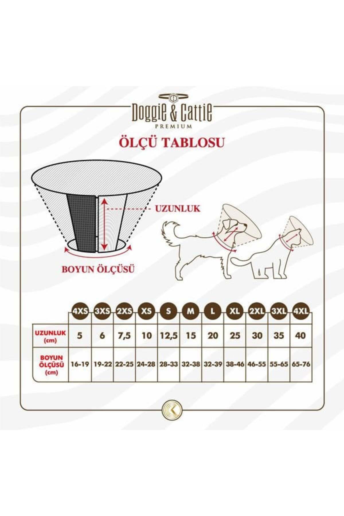 Doggie Comfort Köpek Elizabeth Yakalığı Large 20x32-39 Cm