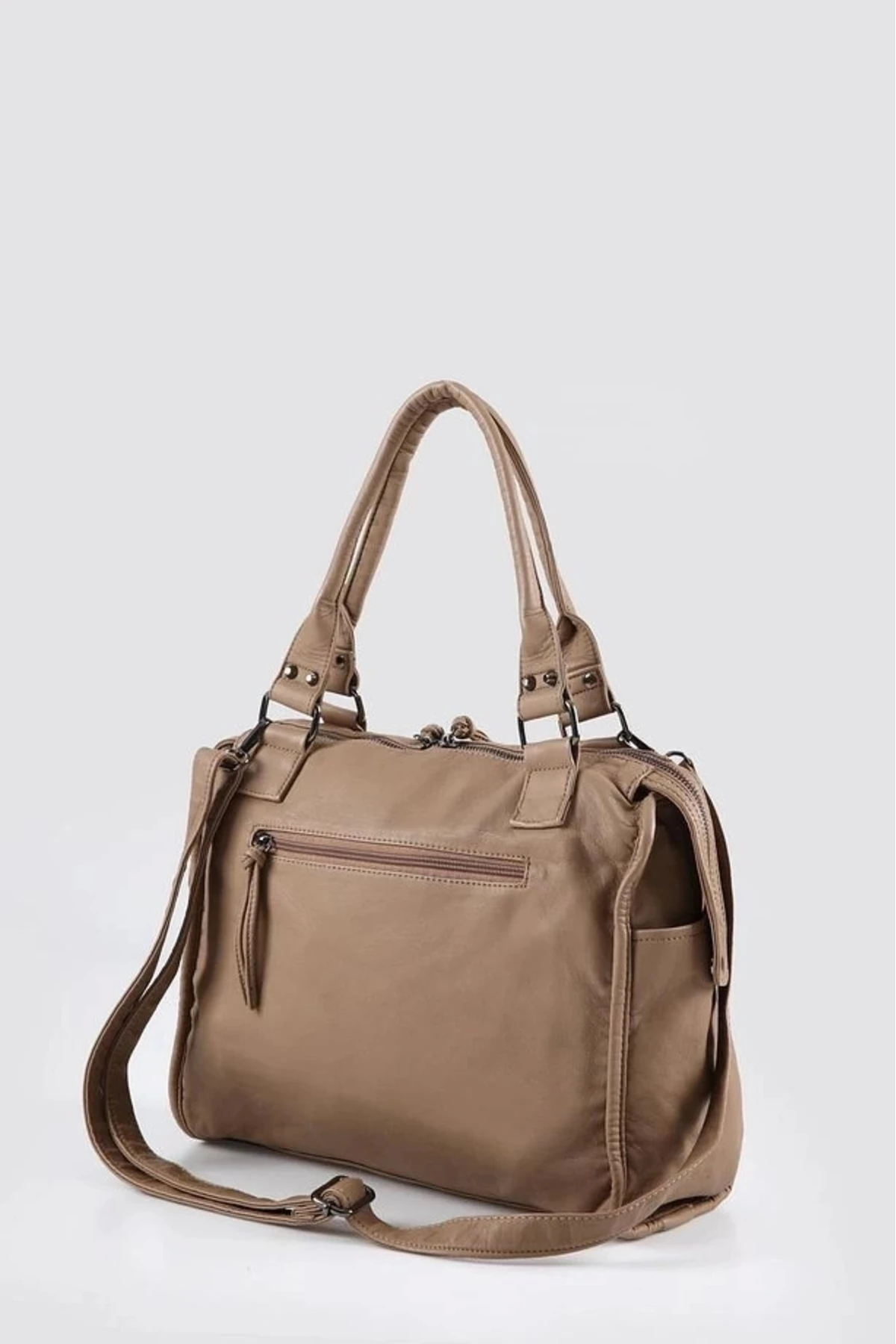 Abga Vizon Cilt Omuz Çantası