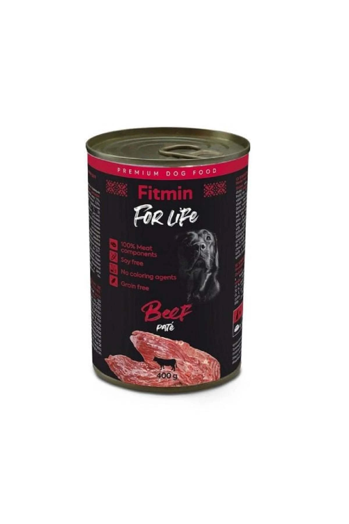 Fitmin For Life Biftekli Pate Yetişkin Konserve Köpek Maması 400 Gr