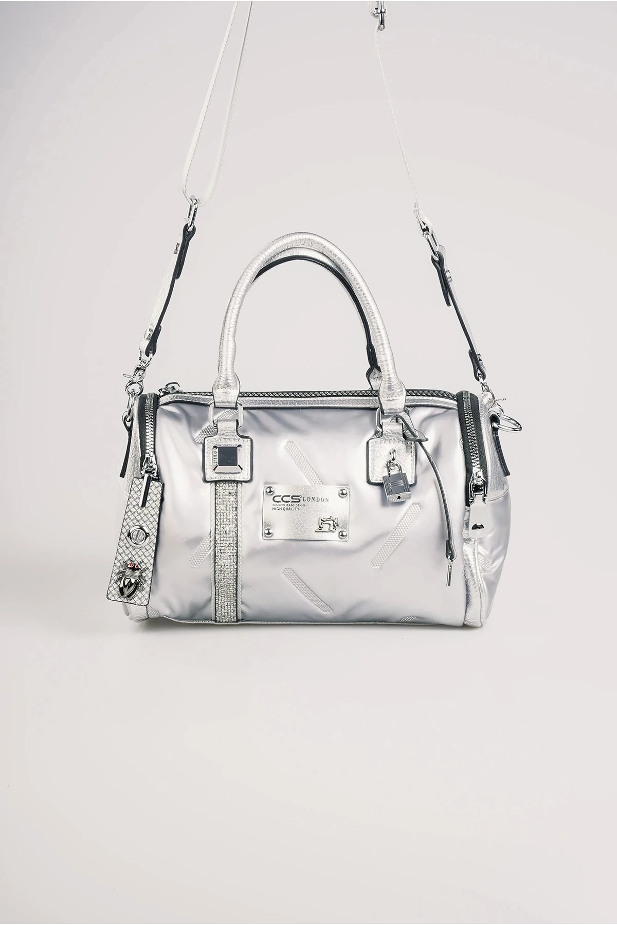 Stella Gri Cilt Omuz Çantası