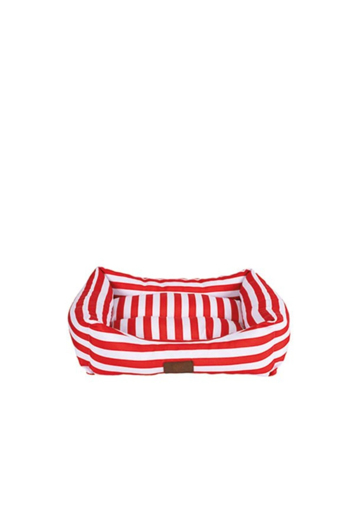 Peggy Daisy Kırmızı Çizgili Köpek Yatağı Small 50x38x25 Cm