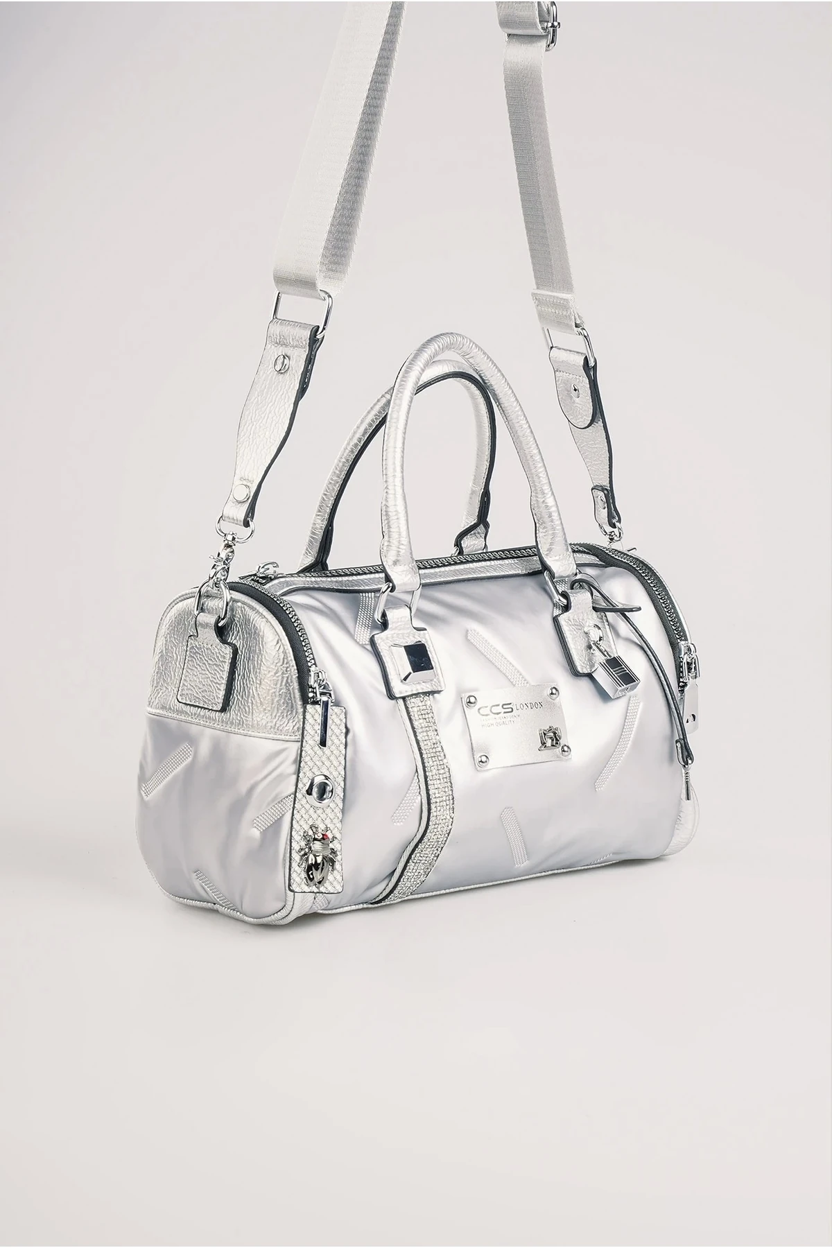 Stella Gri Cilt Omuz Çantası