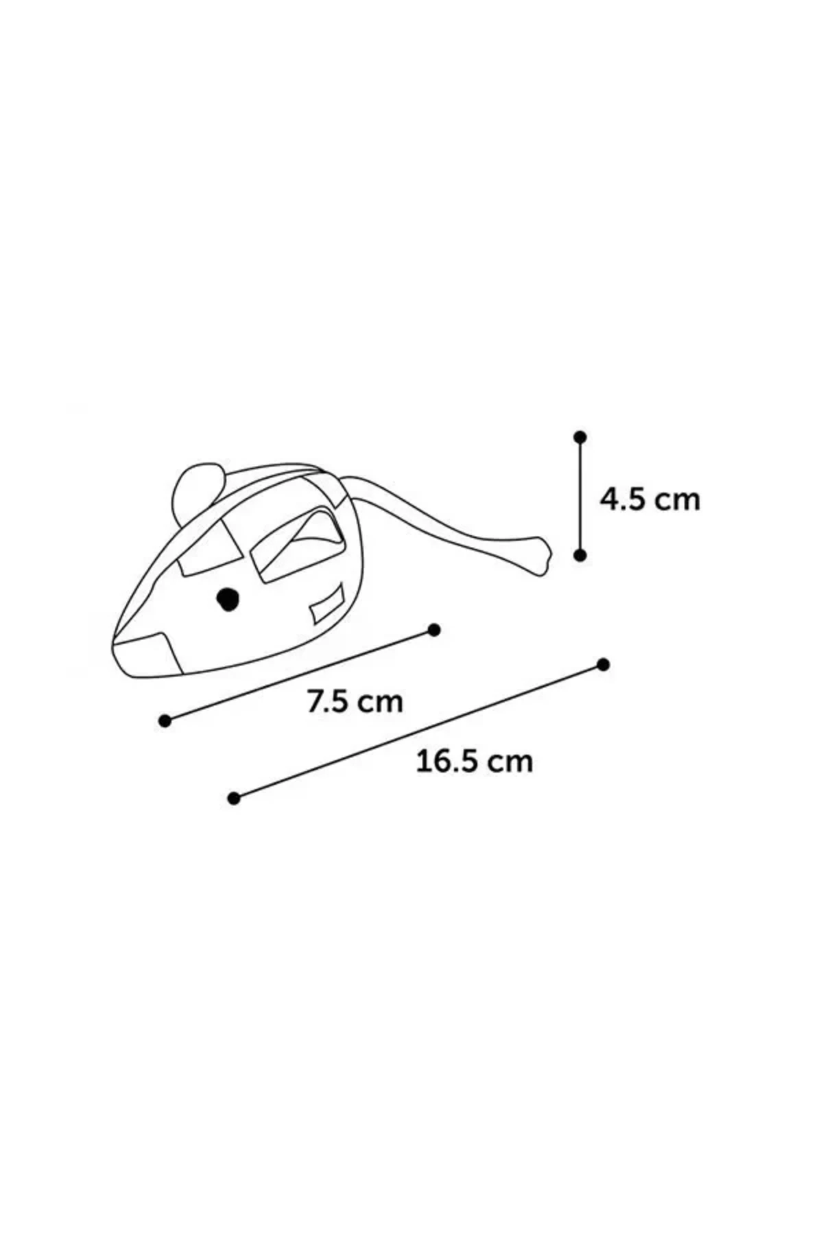 Meranroll ve Mouse Peluş Kedi Oyuncağı 16.5 Cm