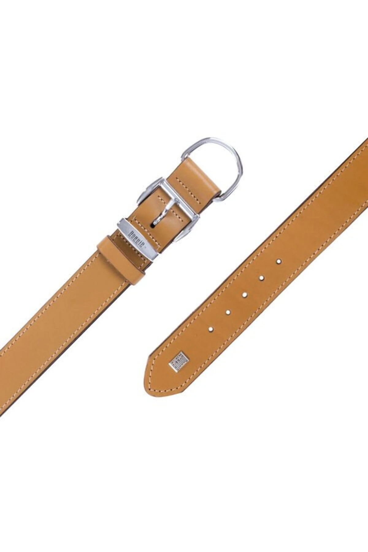 Doggie Konfor Deri Köpek Boyun Tasması Large Camel 3.5x52-60 Cm