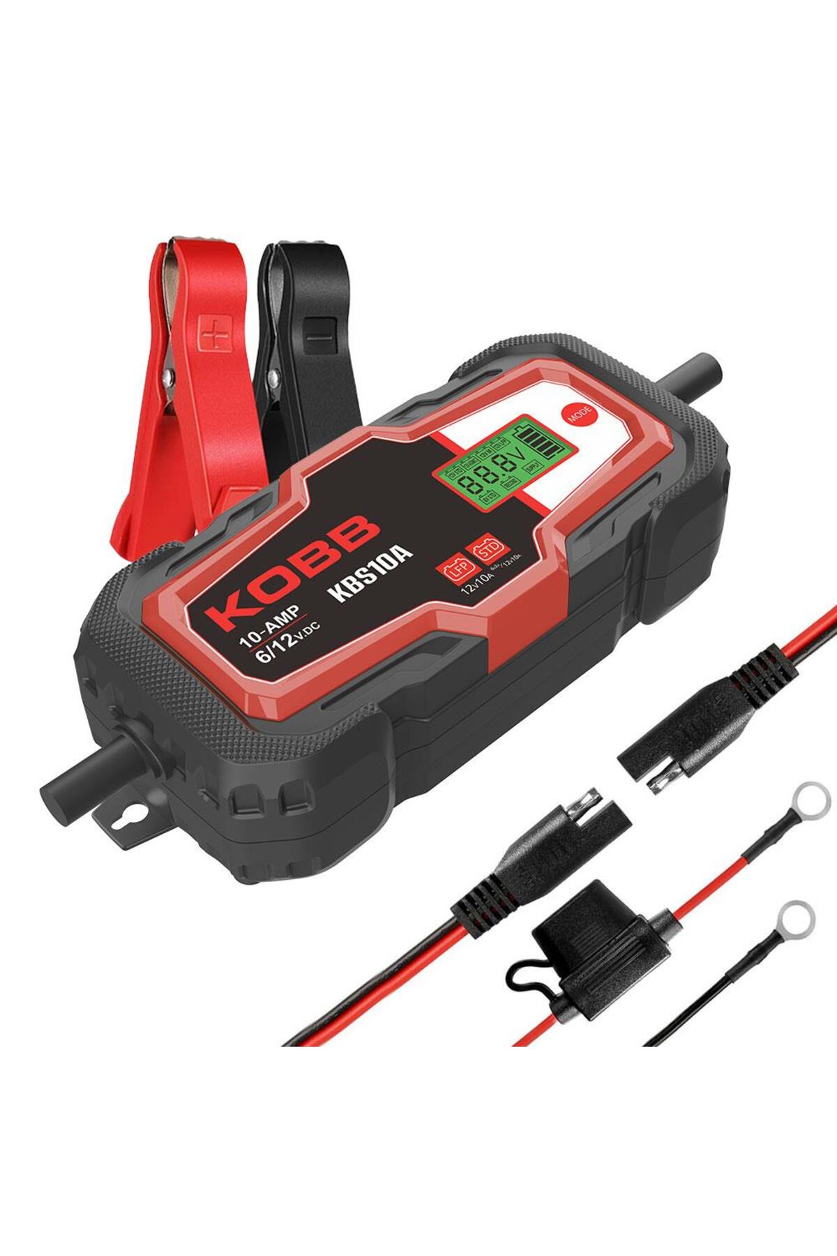 KBS10A 6/12V 200A Dijital Akü Şarj / Akü Bakım / Desülfatör ve Power Supply