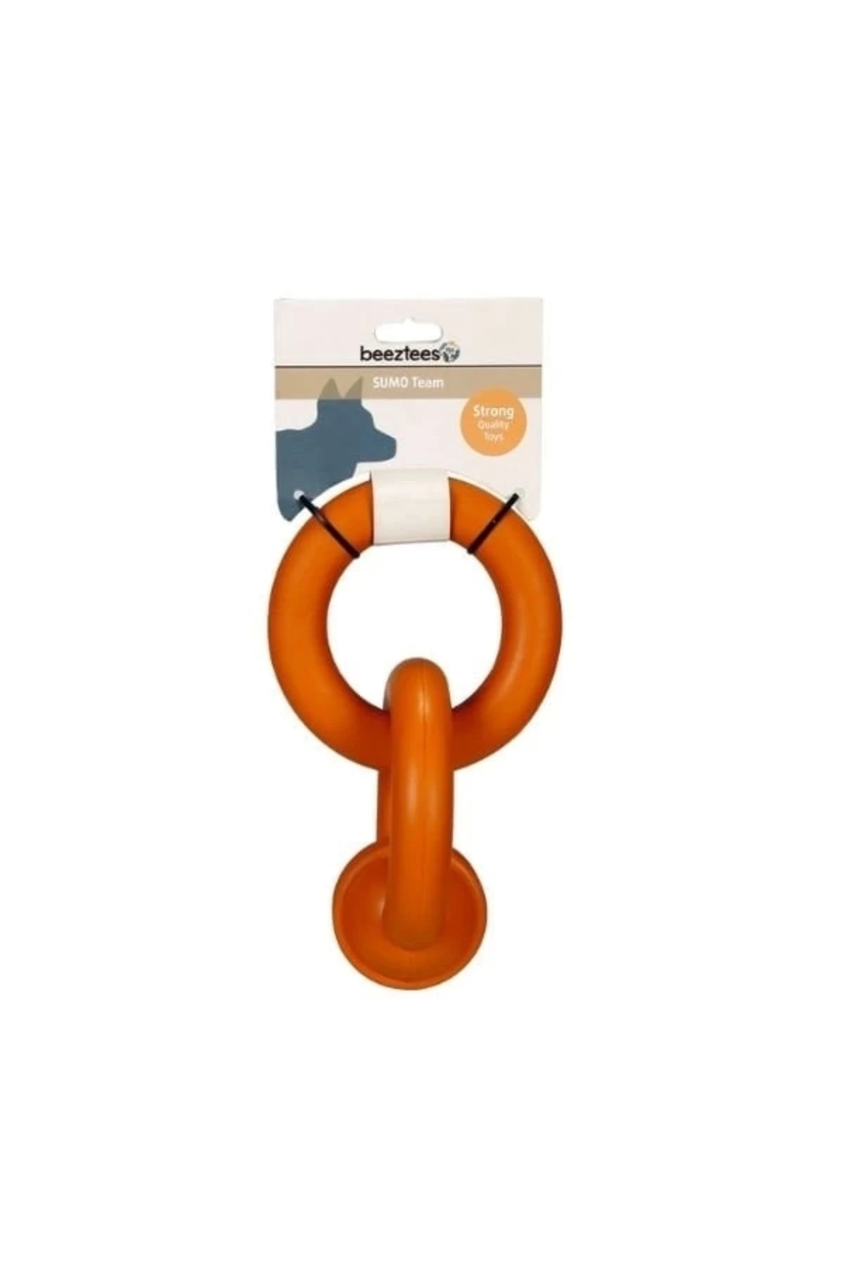 Beeztees Sumo Dental Dayanıklı Köpek Oyuncağı Turuncu 24 Cm