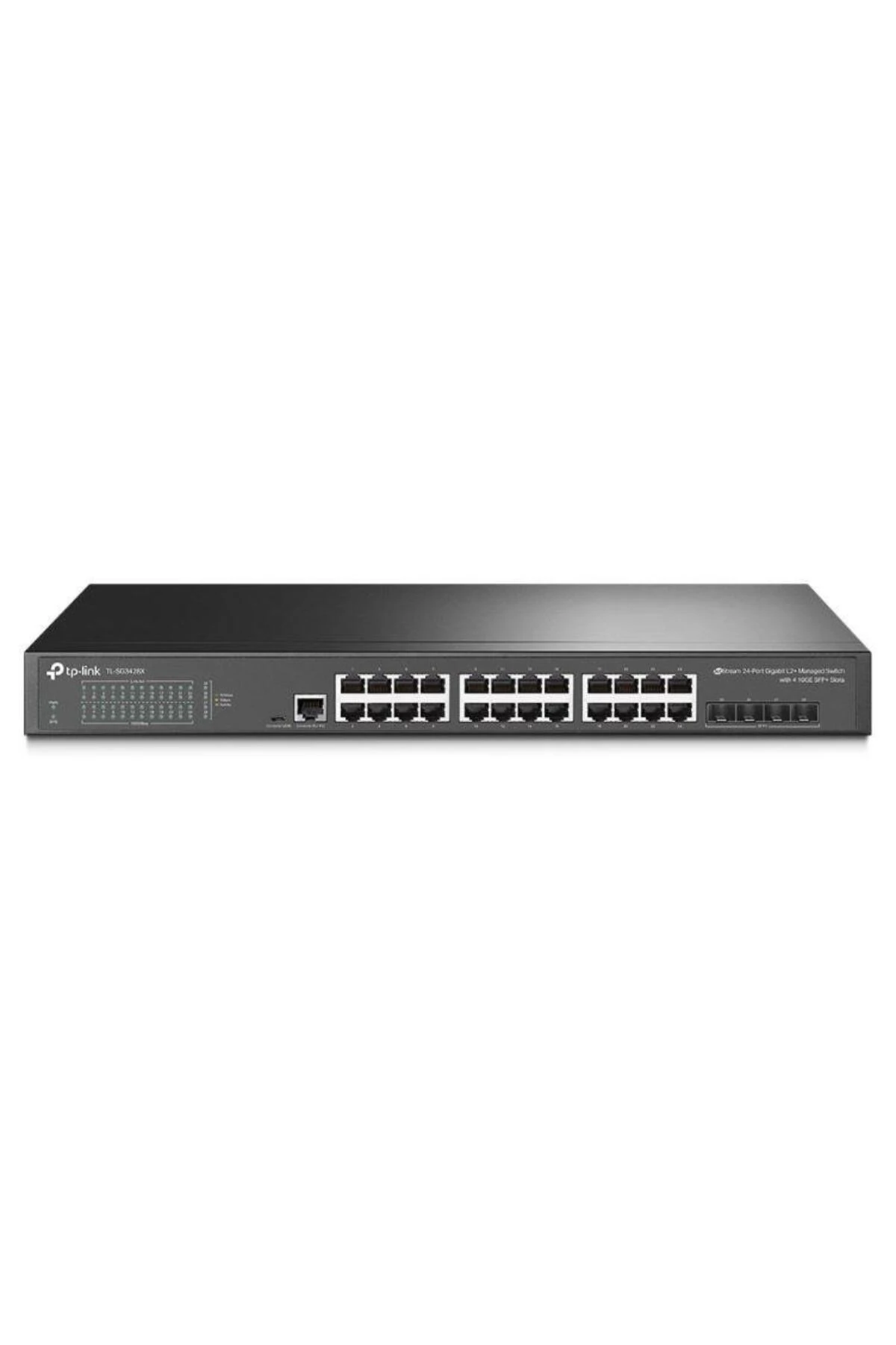 TP-LINK OMADA TL-SG3428X 24 PORT GIGABIT+4X10GIGABIT SFP+ UPLINK L2+ YÖNETİLEBİLİR RACKMOUNT SWITCH