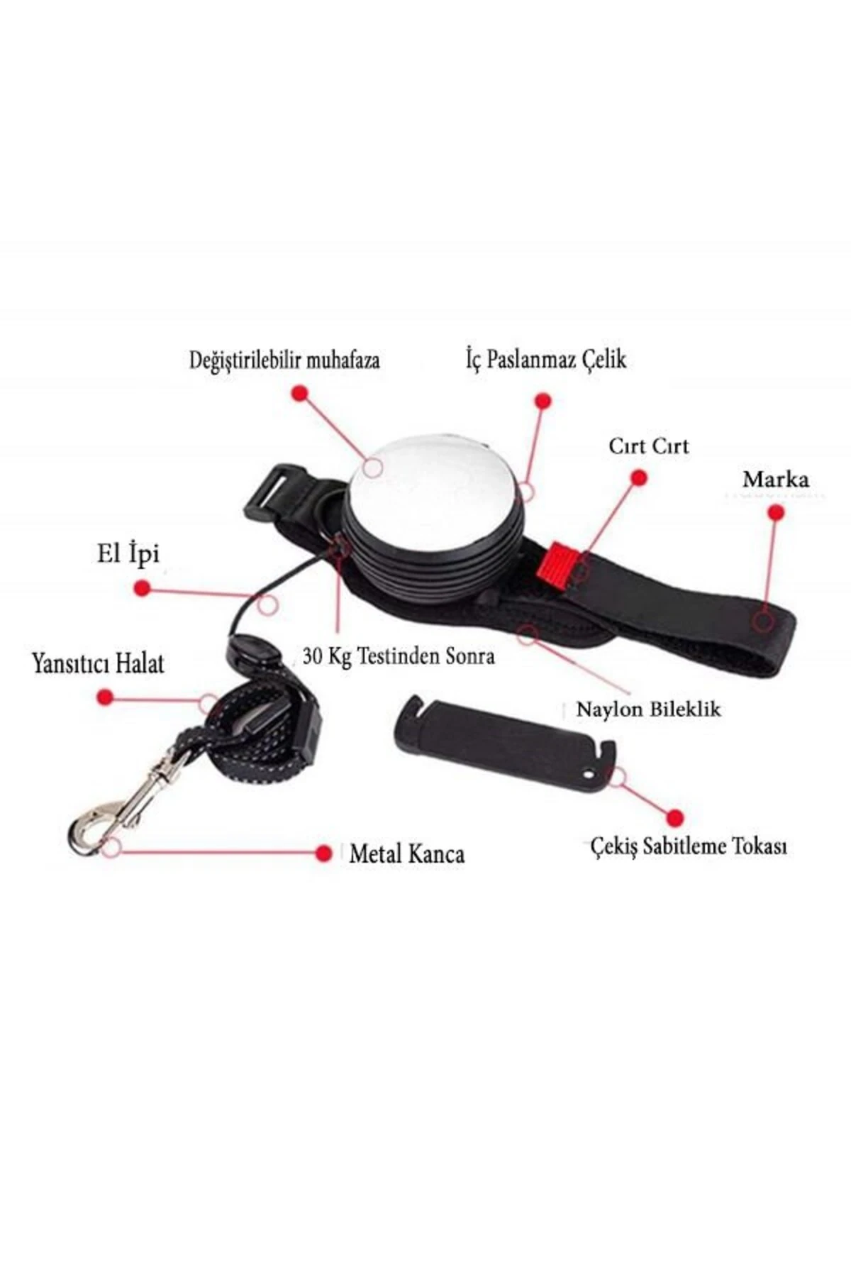 Yeşil Bungee Akıllı Kontrol Köpek Gezdirme Tasması Large 13-40 Kg