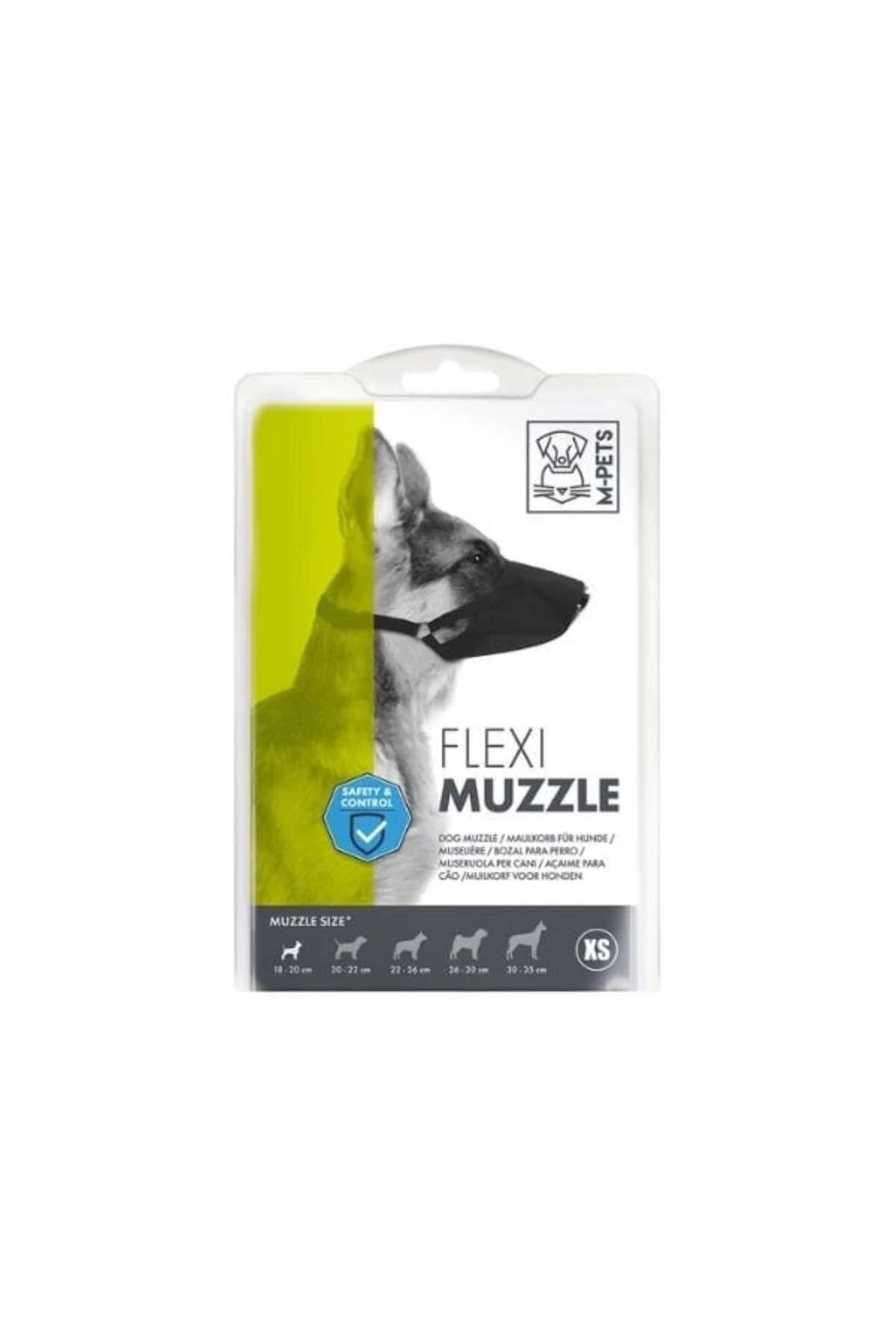 M-Pets Flexi Ayarlanabilir Bez Köpek Ağızlığı Small
