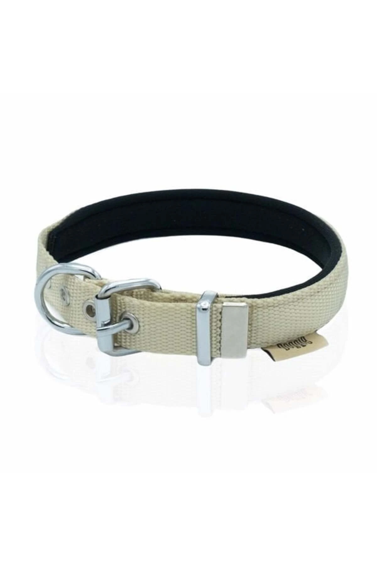 Doggie Konfor Dokuma Köpek Boyun Tasması Medium Haki 3x42-50 Cm