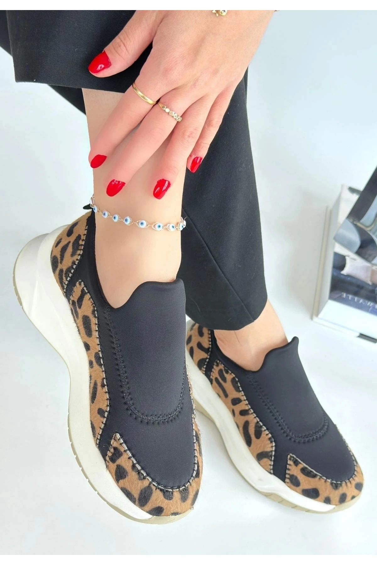 Kendy Leopar Nubuk Spor Ayakkabı