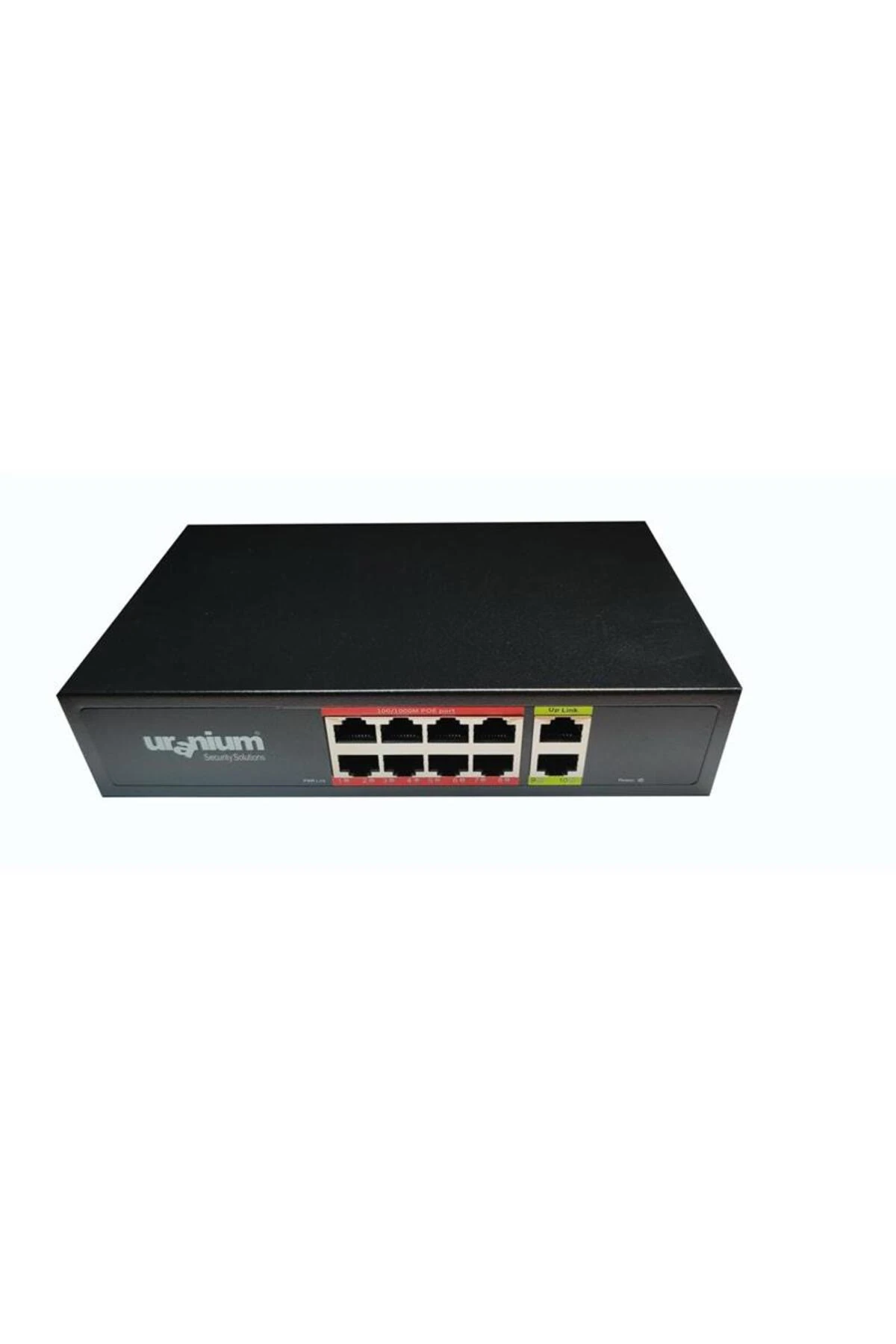 URANIUM POE-G8002-96W 8 PORT GIGABIT + 2 PORT GIGABIT RJ45 UPLINK POE SWITCH (REALTEK CHIPSET)