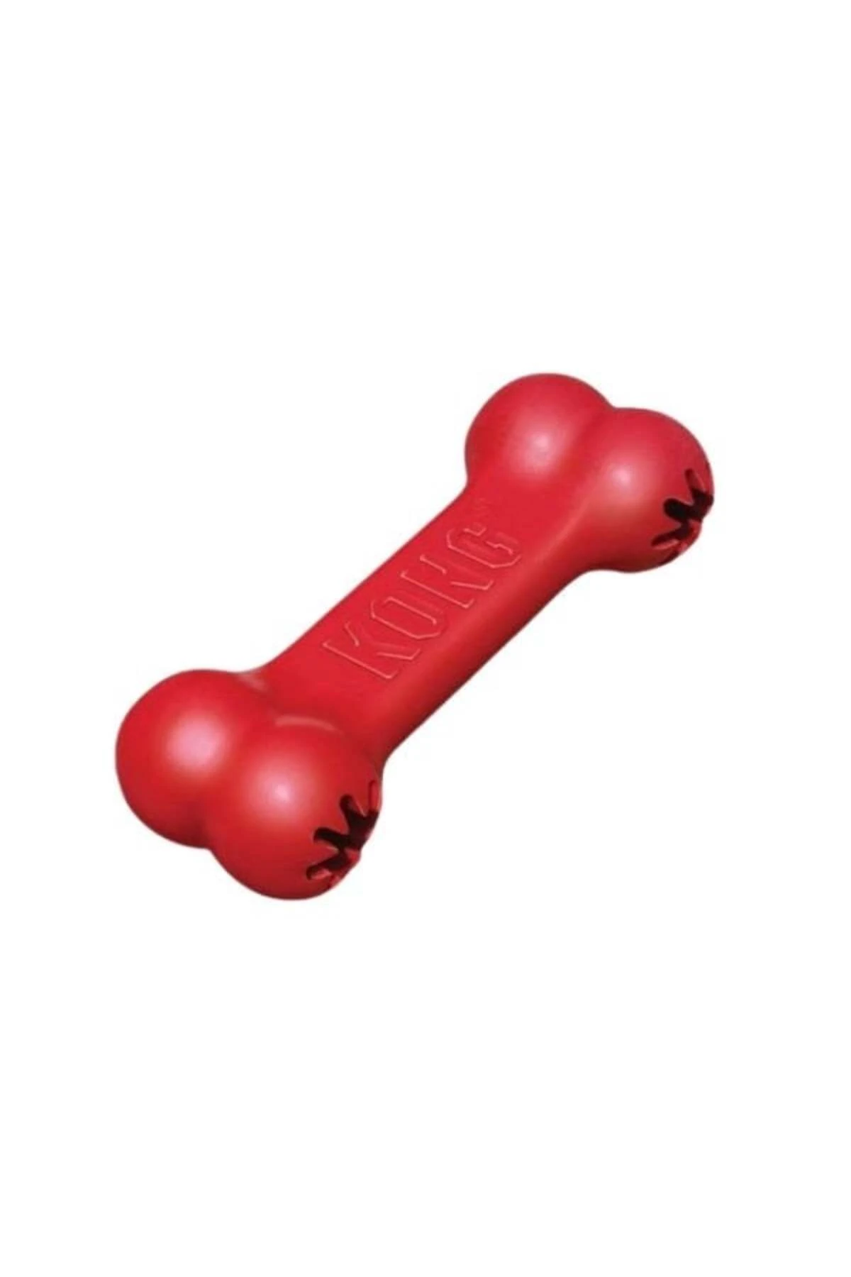 Kong Kemik Şeklinde Kauçuk Köpek Oyuncağı Medium 18 Cm Kırmızı