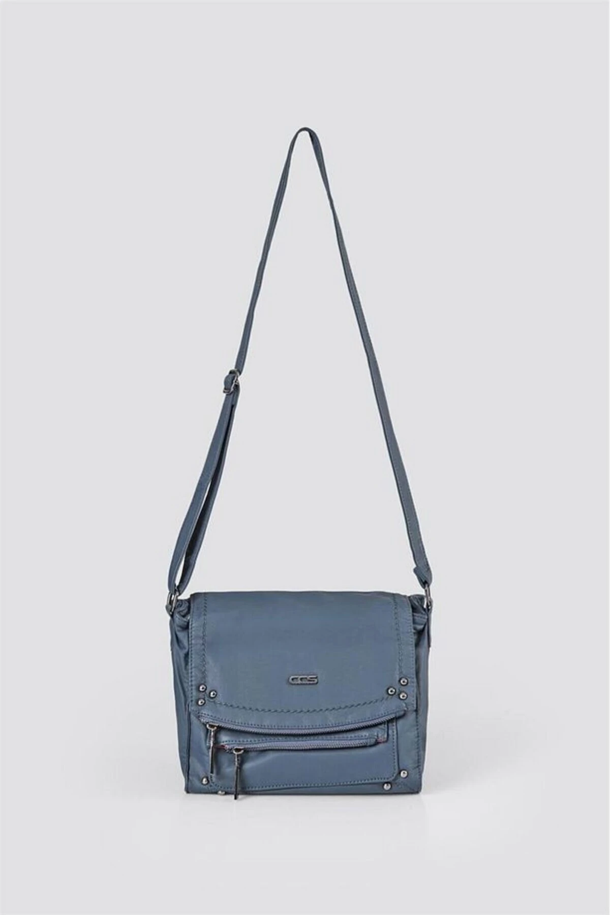 Witer Mavi Cilt Omuz Çantası