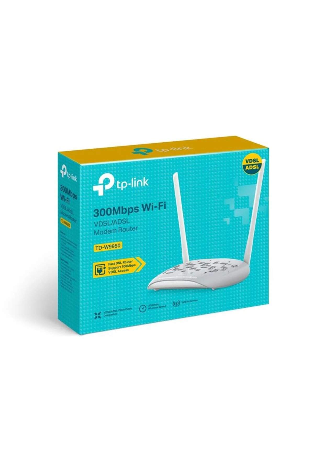 TP-LINK TD-W9950 300MBPS 4 PORT VDSL/ADSL WIFI MODEM ROUTER