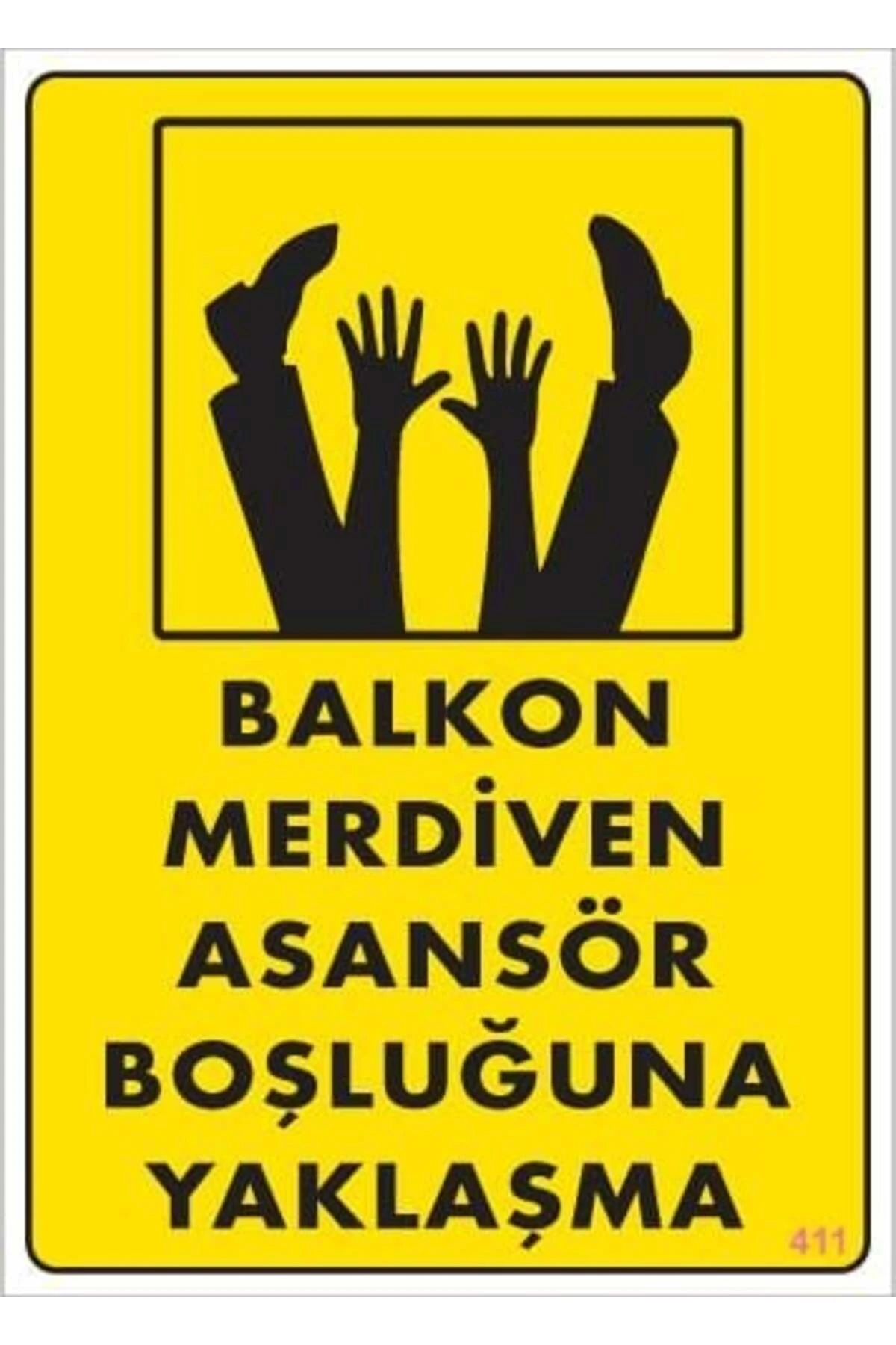 Boşluğa Yaşlaşma Uyarı Levhası 25x35 KOD:411