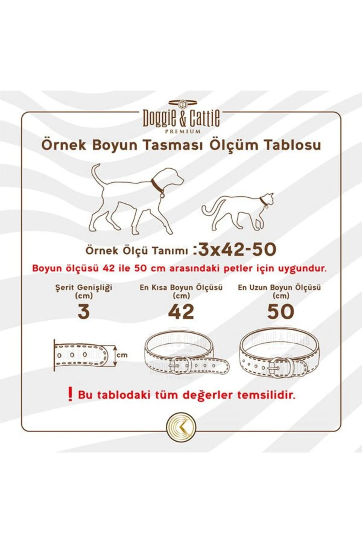 Cattie Gerçek Deriden Taşlı Kedi Boyun Tasması Xlarge Kırmızı 1.5x26-31 Cm