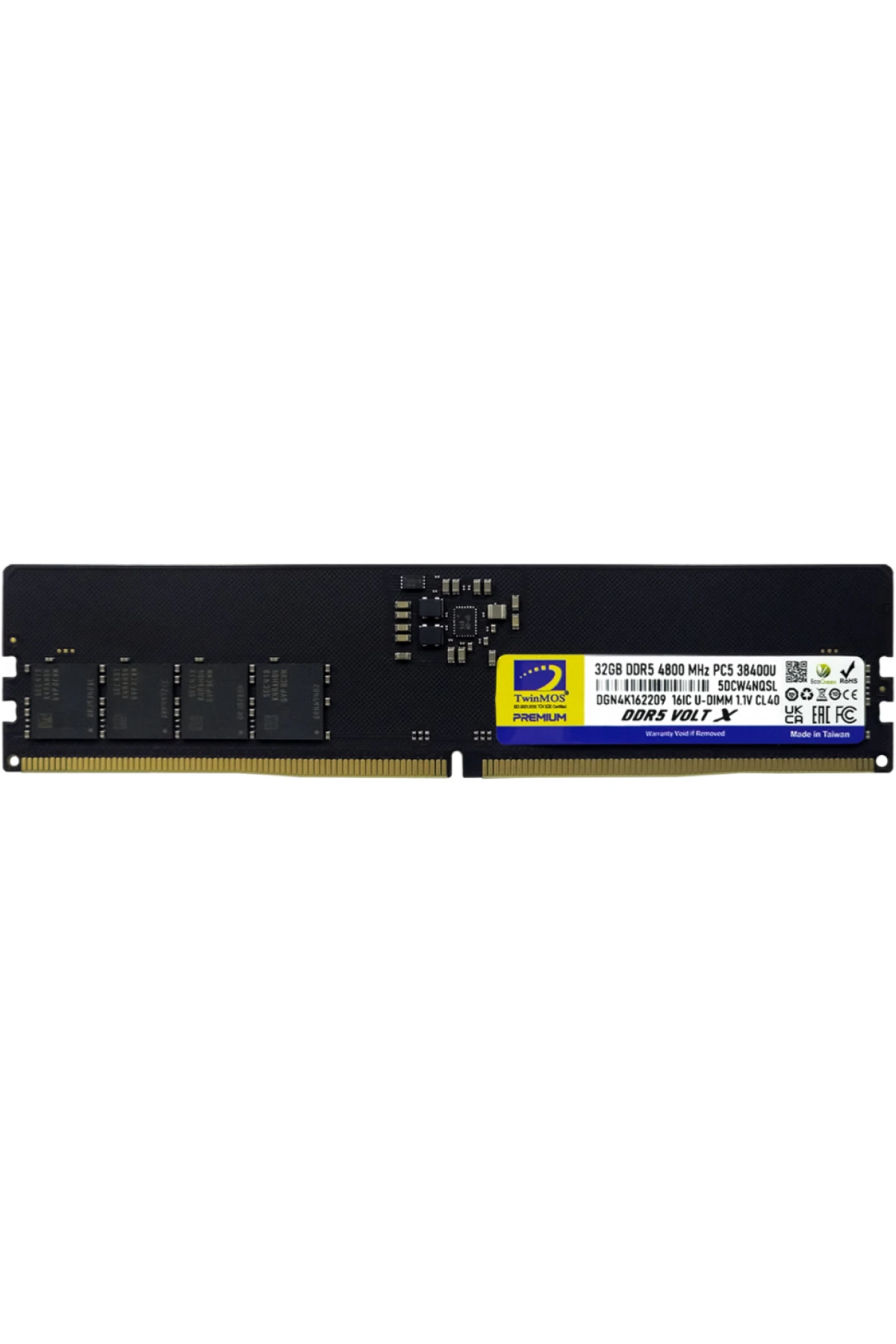 DDR5 32GB 4800MHz CL40 Desktop Ram (TMD532GB4800U40)