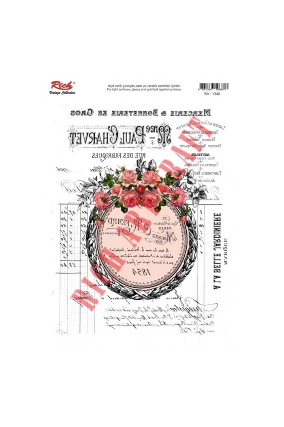 Rich 1340 Vintage Kolay Transfer 23x33 cm