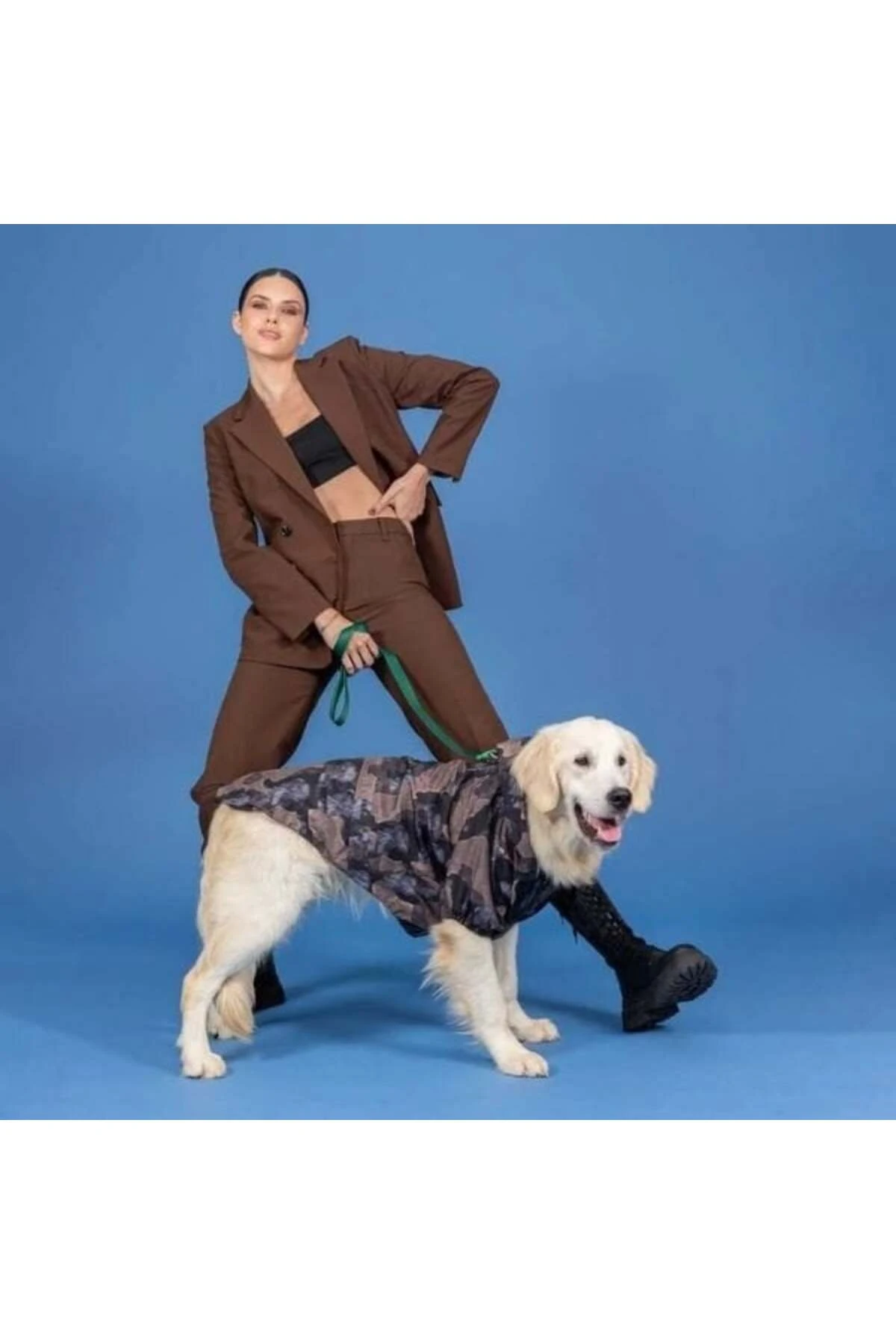 Lindo Dogs Ghost Kapüşonlu Su Geçirmez Köpek Yağmurluğu Beden 0