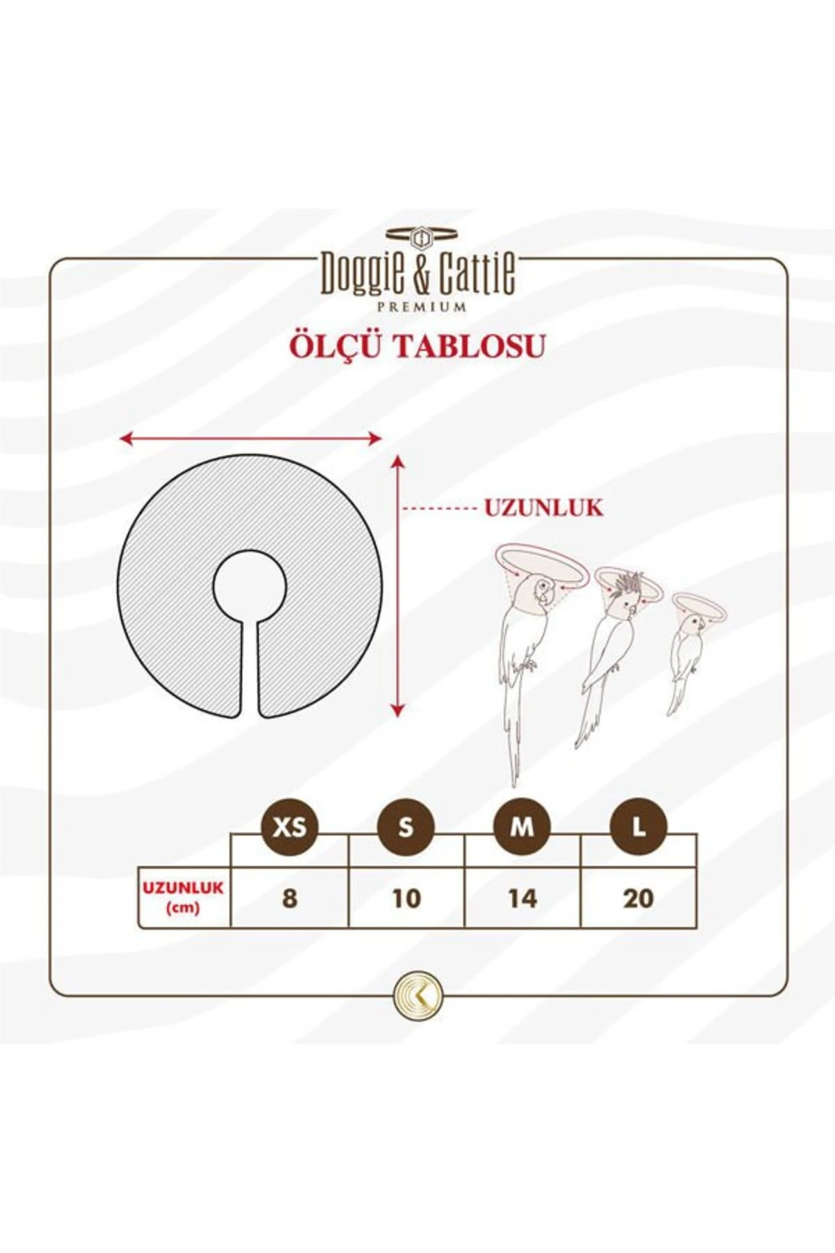 Elizabeth Kuş Yakalık Small 10 Cm