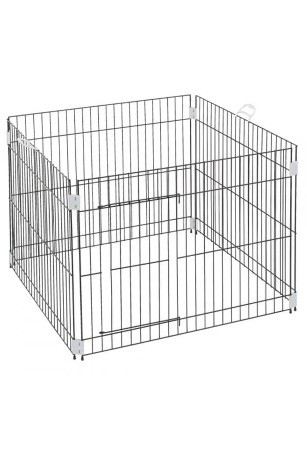 Ferplast Metal Köpek Eğitim Kafesi Siyah 80x80x62 Cm - 8010690082523 - Petshopundan