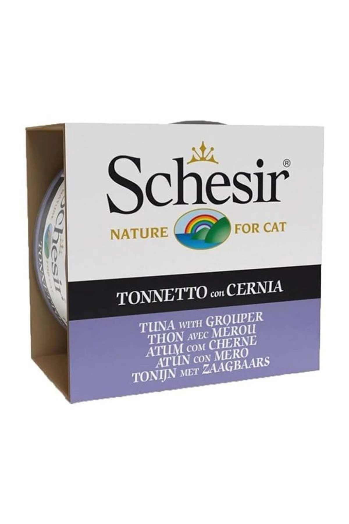 Ton Balıklı ve Orfoz Balıklı Jöleli Konserve Yetişkin Kedi Maması 85 Gr