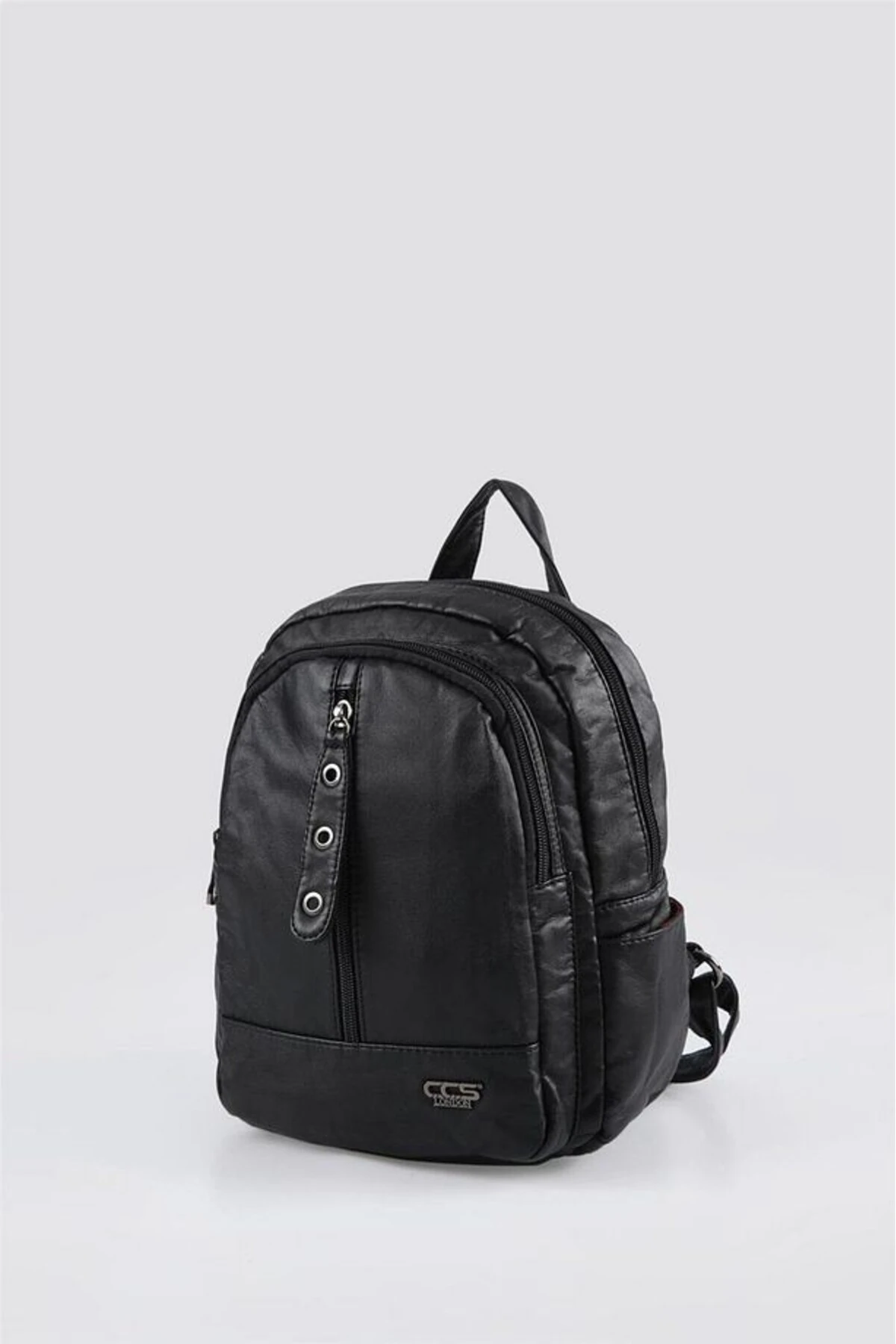 Tiar Siyah Cilt Sırt Çantası